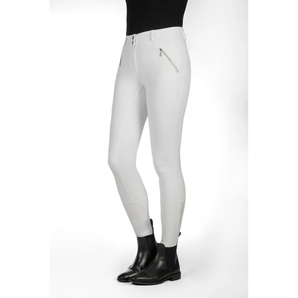 HKM Women's Silicone Full Seat Riding Breeches -Lia High Waist- - Image 2