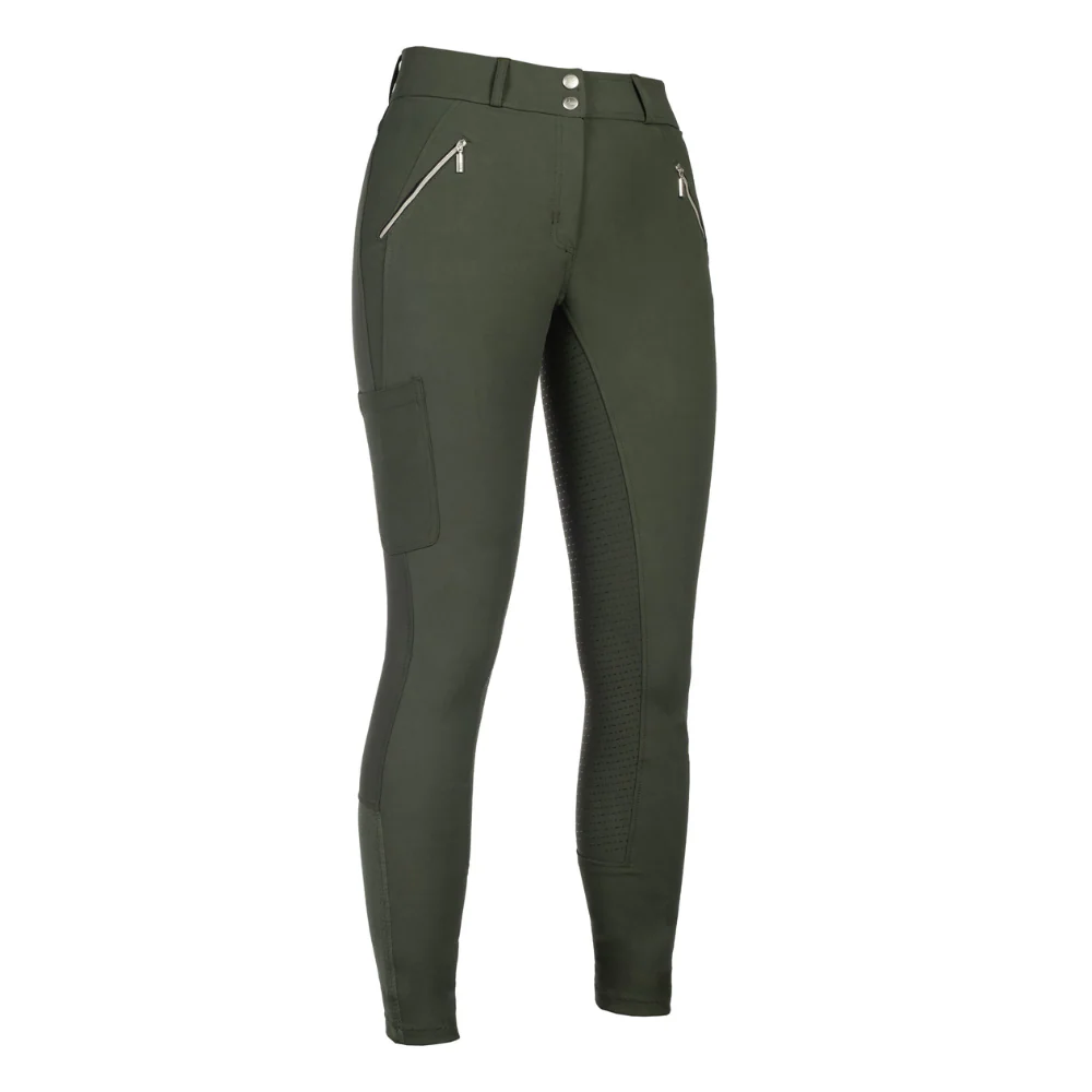 HKM Women's Silicone Full Seat Riding Breeches -Lia High Waist- - Image 5