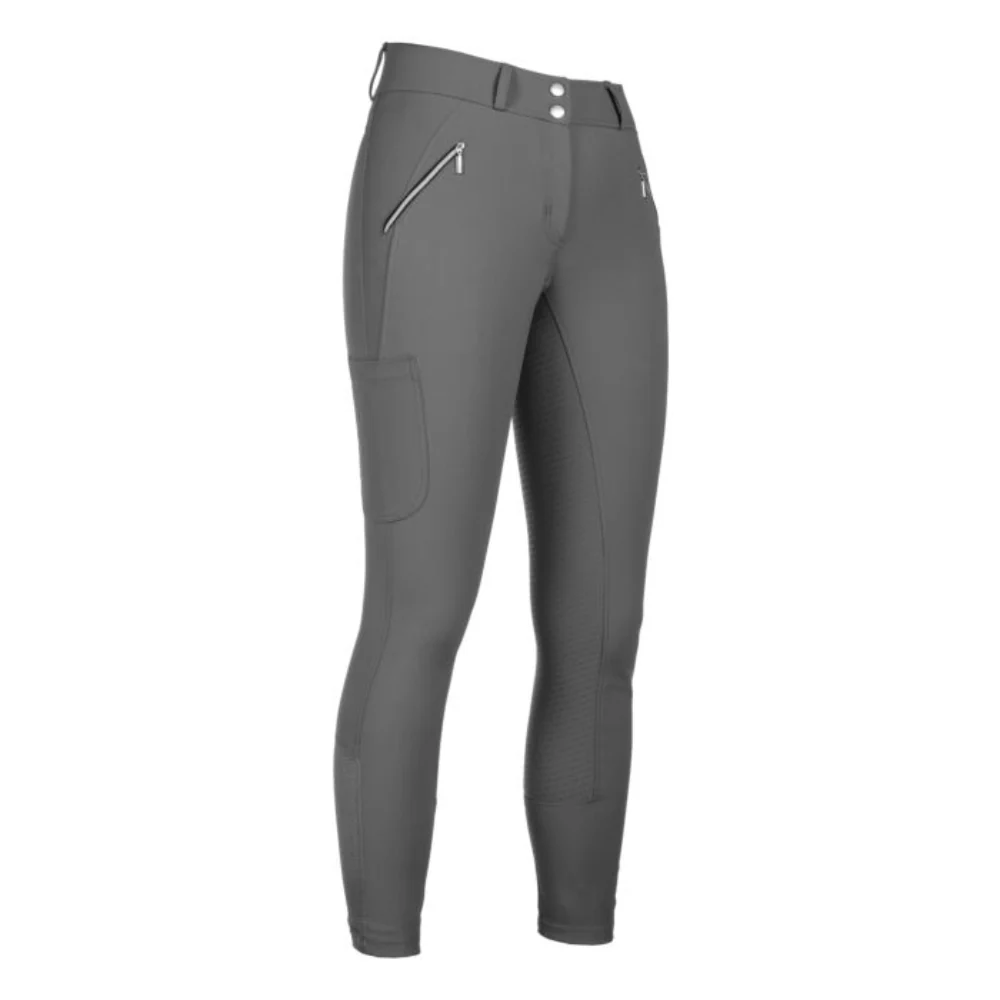 HKM Women's Silicone Full Seat Riding Breeches -Lia High Waist- - Image 9