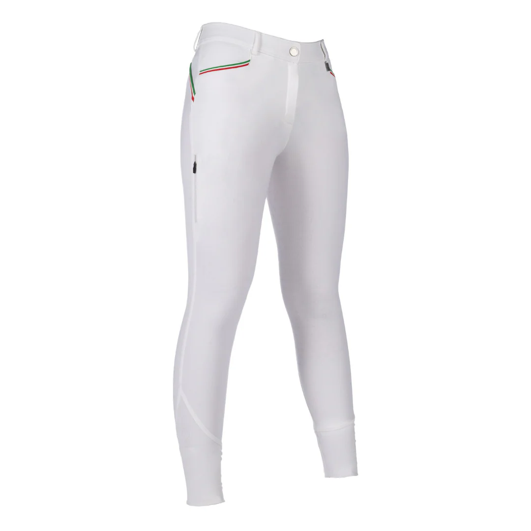HKM Women's Silicone Full Seat Riding Breeches -Livigno Sportive-