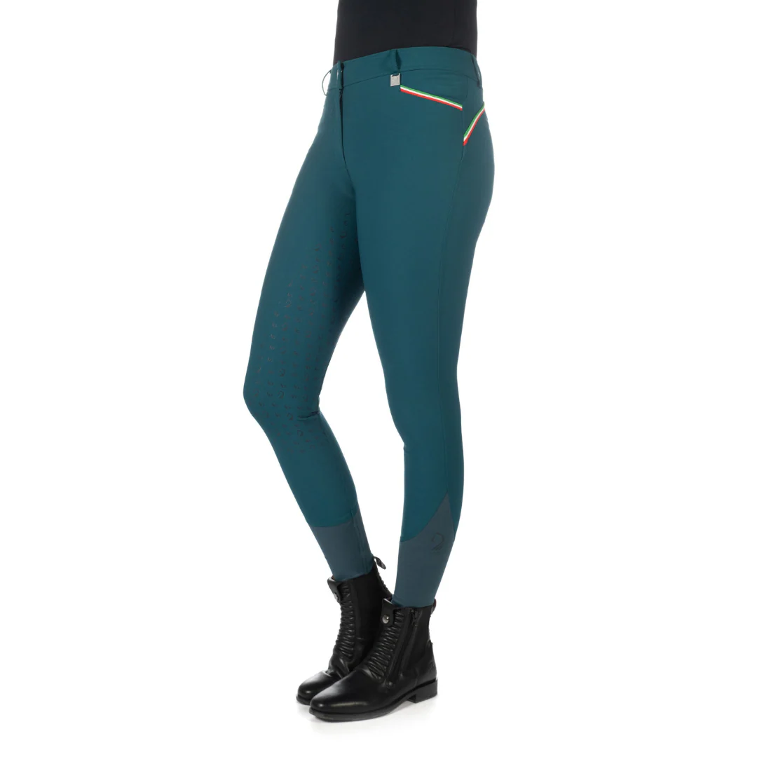 HKM Women's Silicone Full Seat Riding Breeches -Livigno Sportive- - Image 10