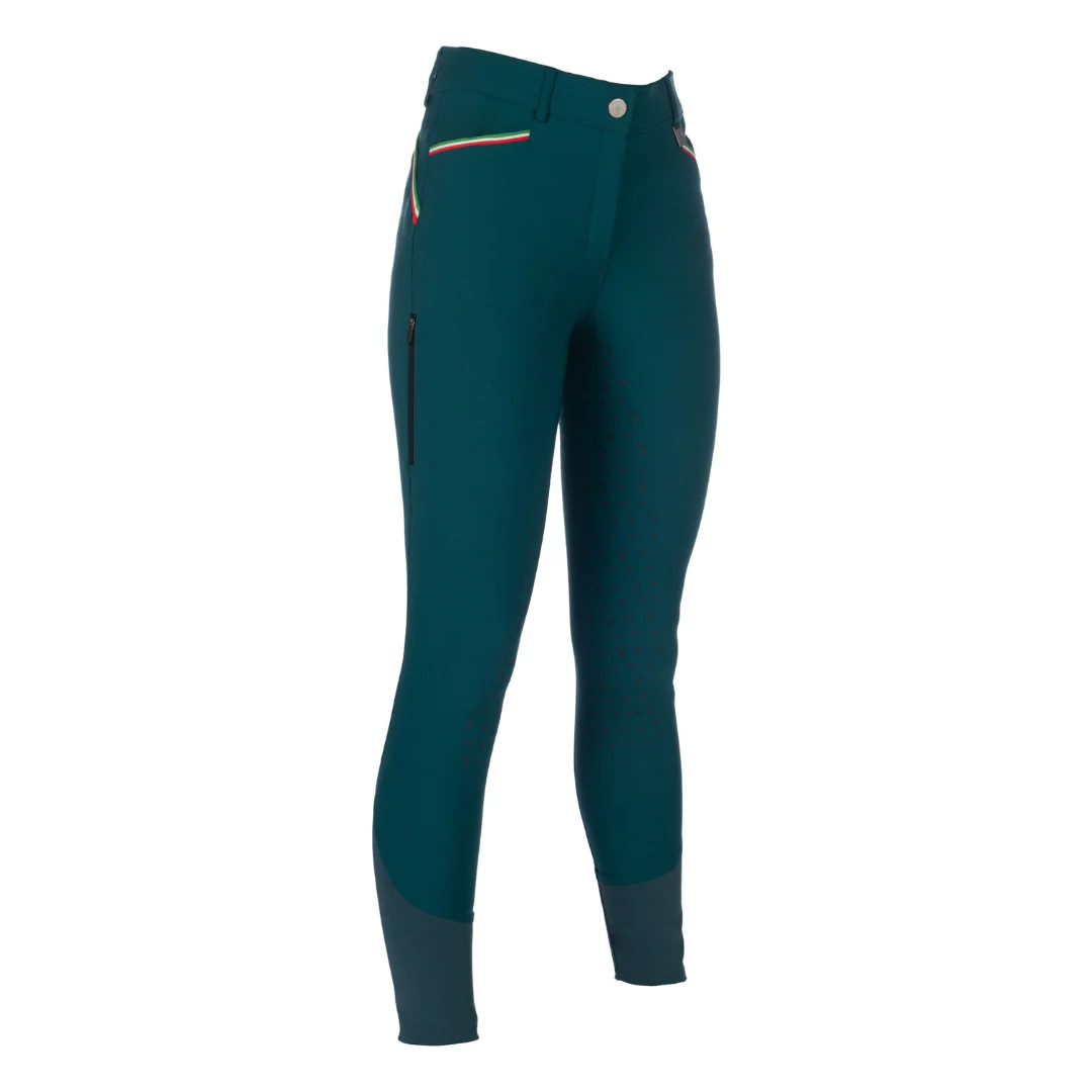 HKM Women's Silicone Full Seat Riding Breeches -Livigno Sportive- - Image 8