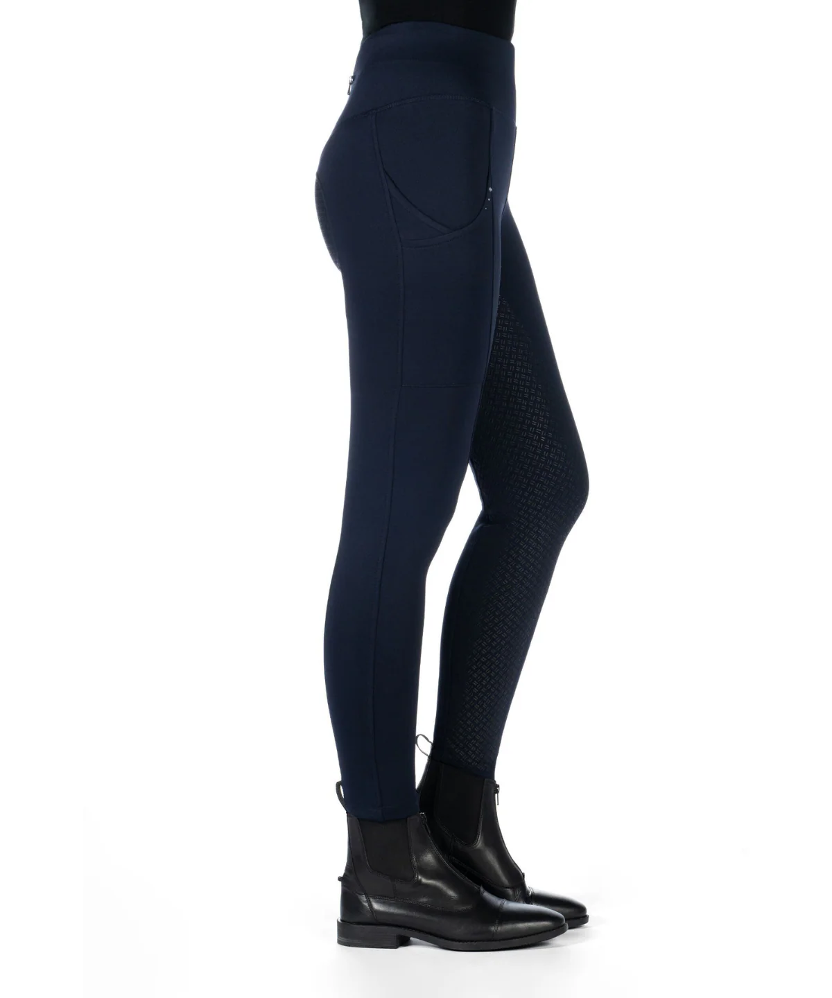 HKM Women's Silicone Full Seat Riding Tights -Cosy II- Style - Image 5