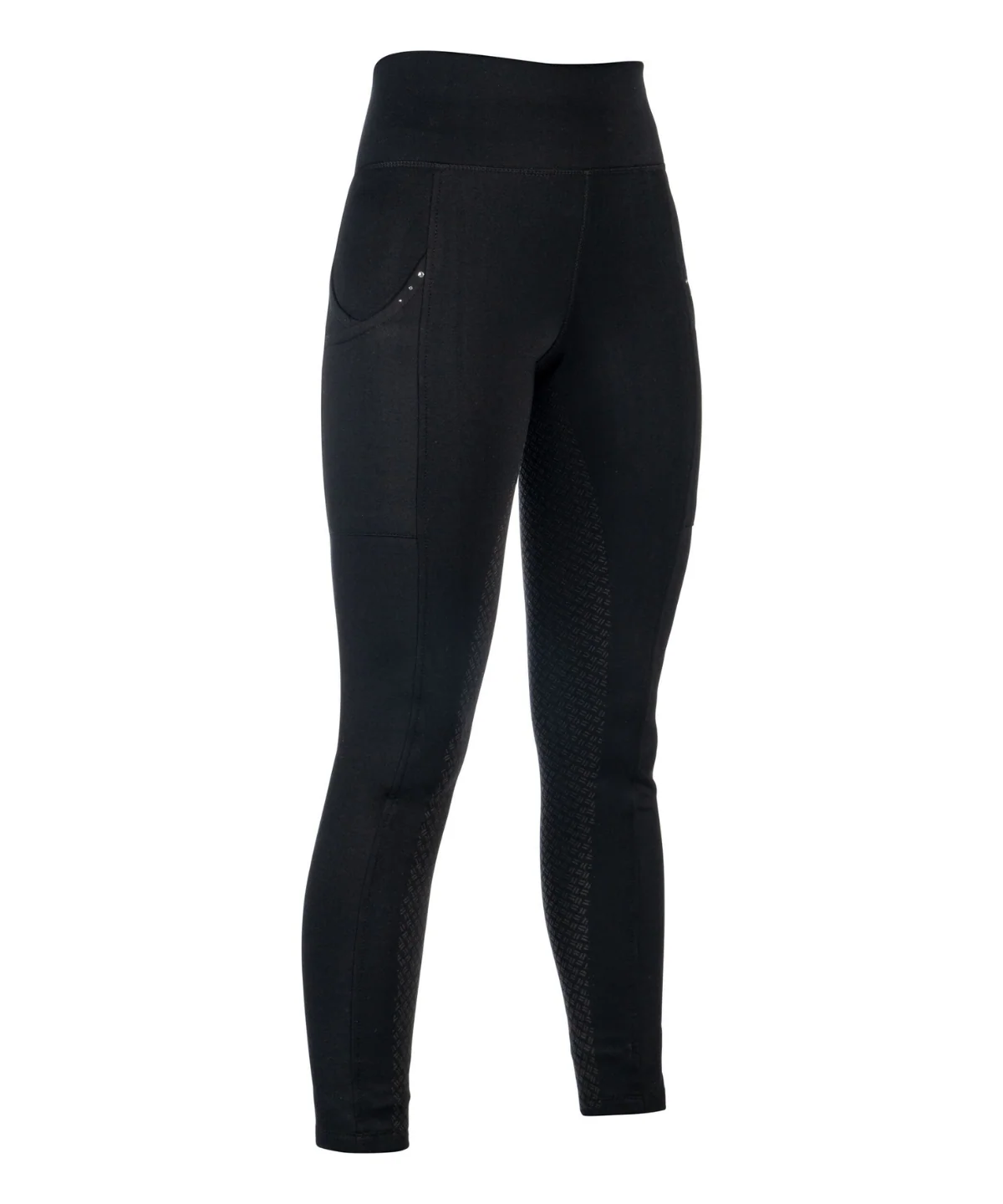 HKM Women's Silicone Full Seat Riding Tights -Cosy II- Style - Image 8