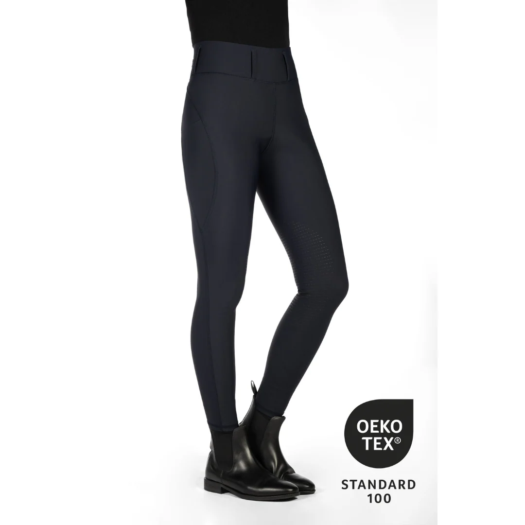 HKM Women's Silicone Knee Patch Riding Leggings -Jil High Waist- - Image 11