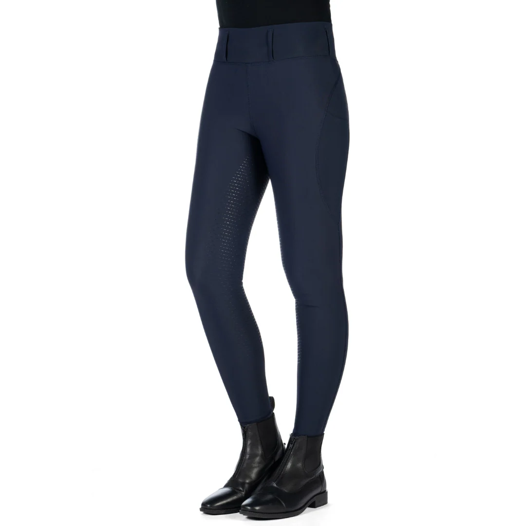 HKM Womens's Silicone Full Seat Riding Leggings -Jil High Waist- - Image 9