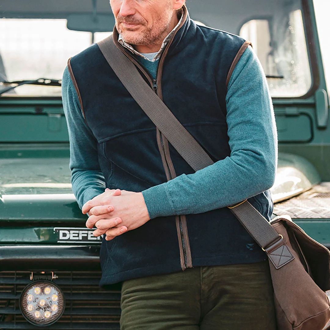 Hoggs of Fife Stenton Men's Technical Fleece Gilet - Image 4
