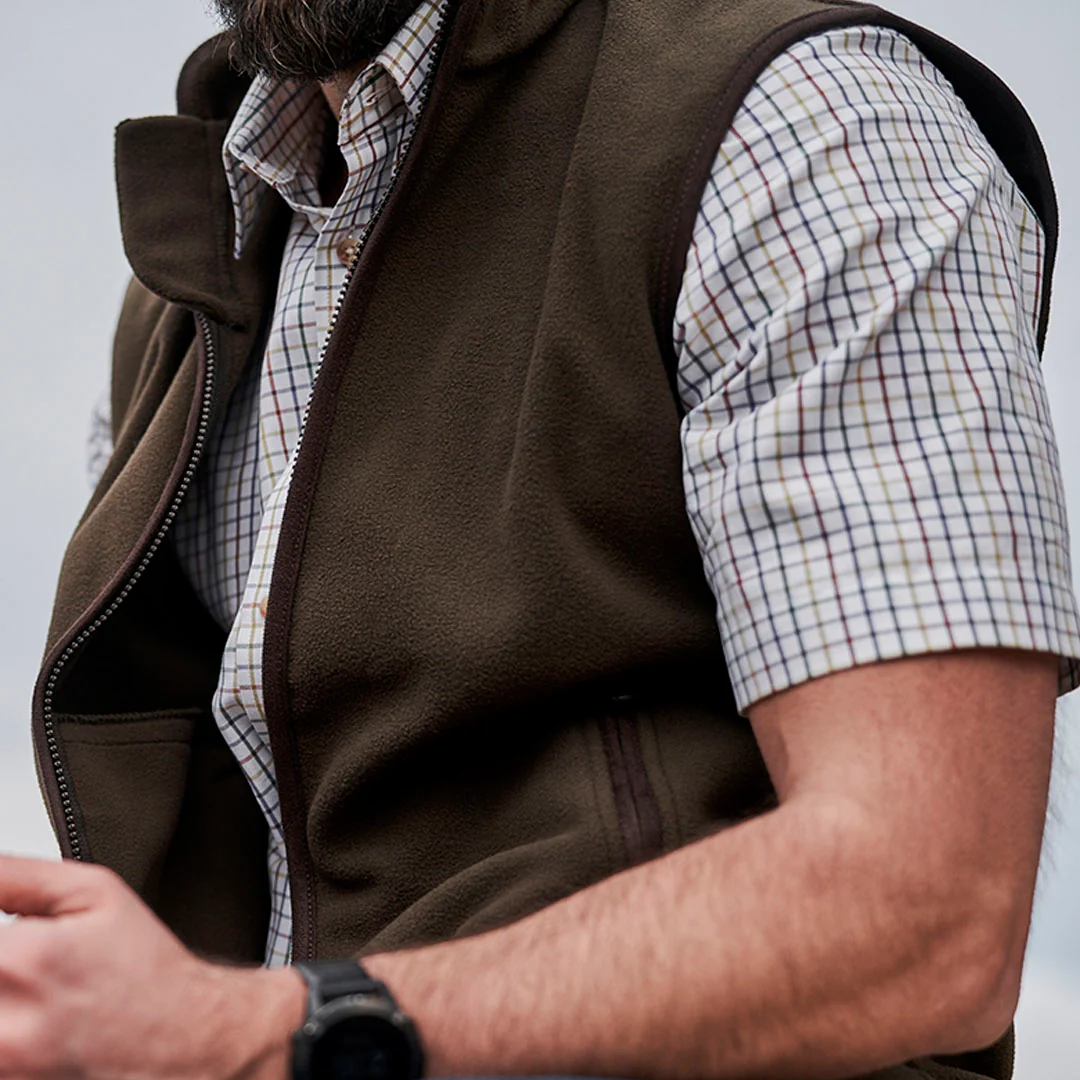 Hoggs of Fife Woodhall Men's Fleece Gilet - Image 3