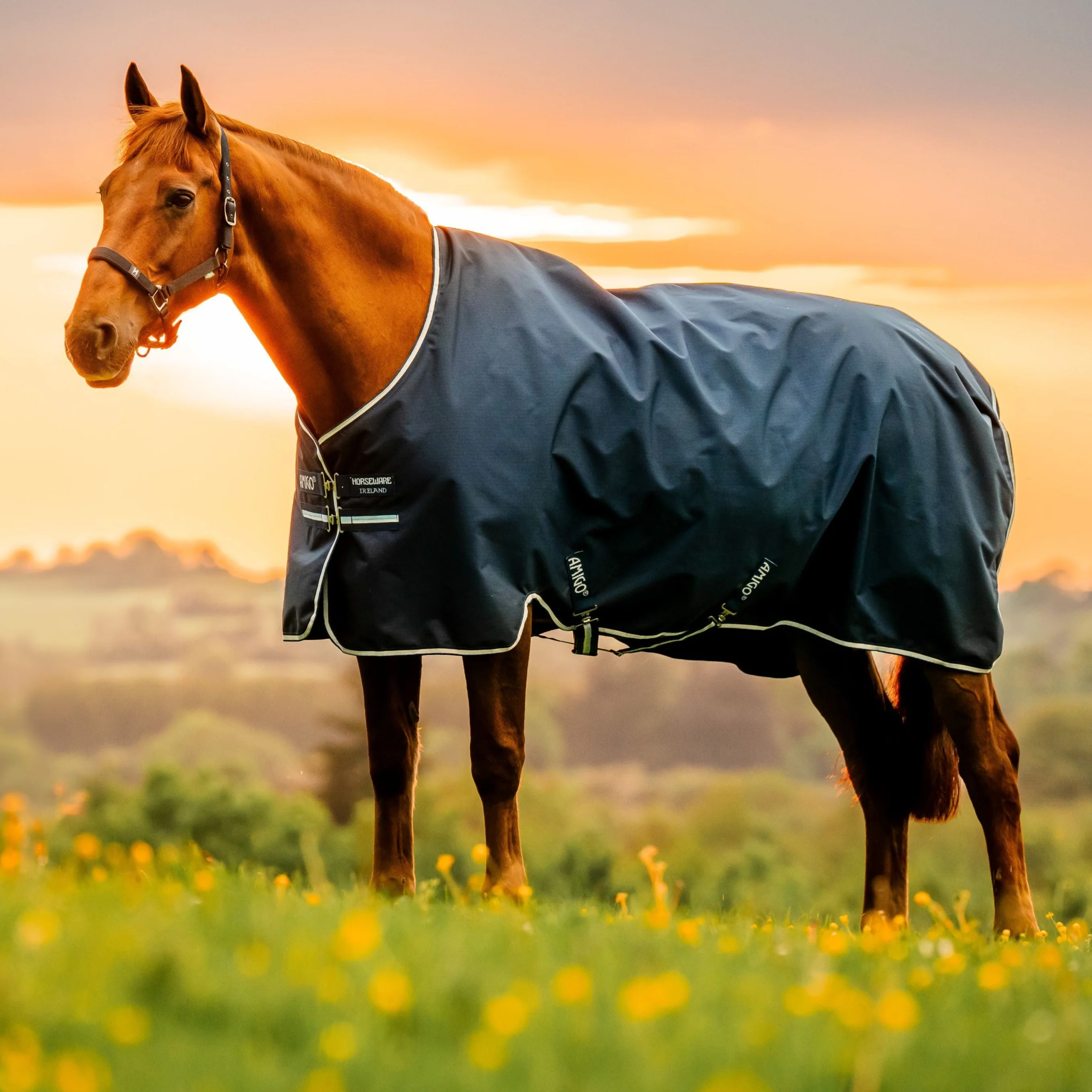 Horseware Ireland Amigo Ripstop 900D 200g Pony Turnout Rug - Image 6