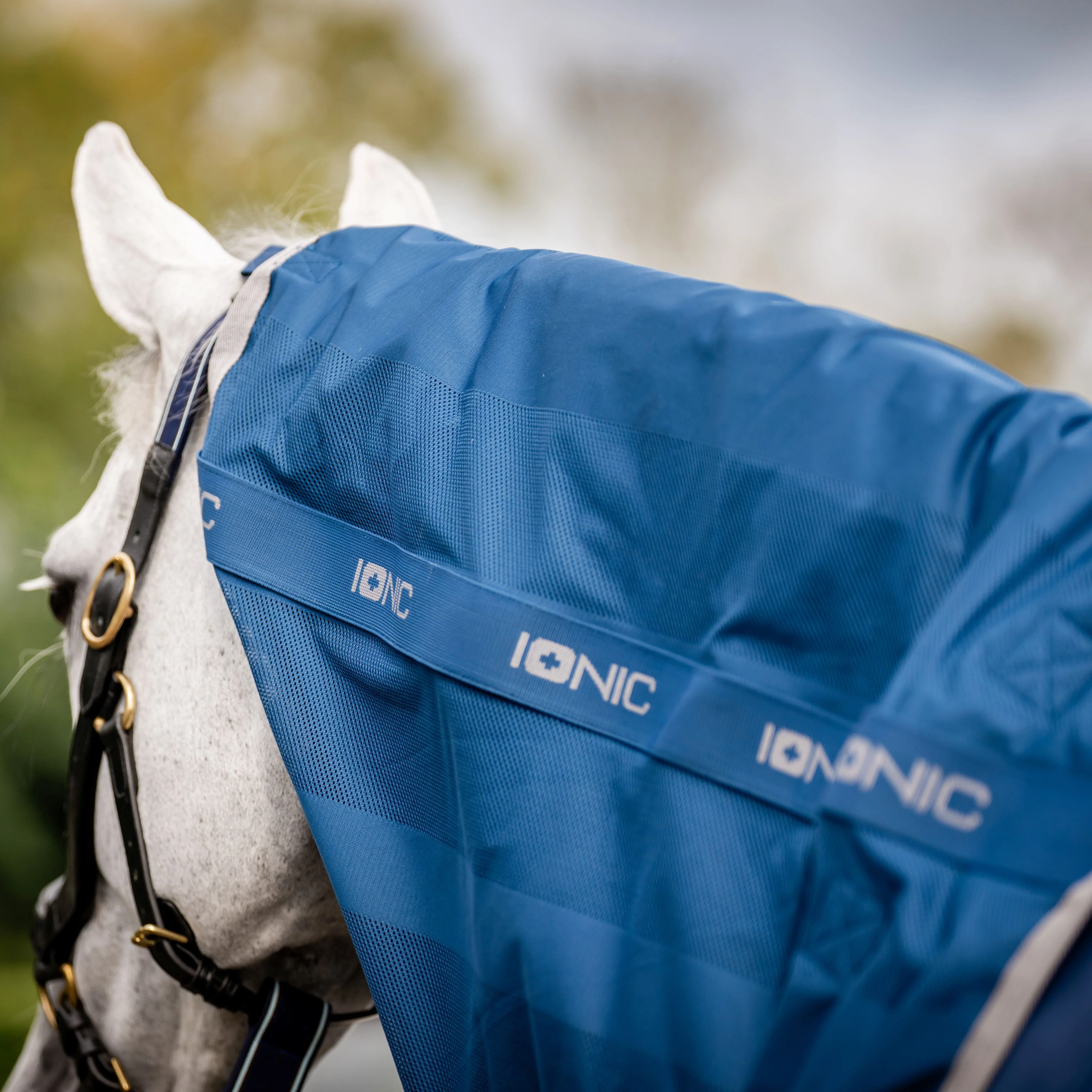 Horseware Ireland Ionic Therapy Mesh Cooler Hood - Image 4