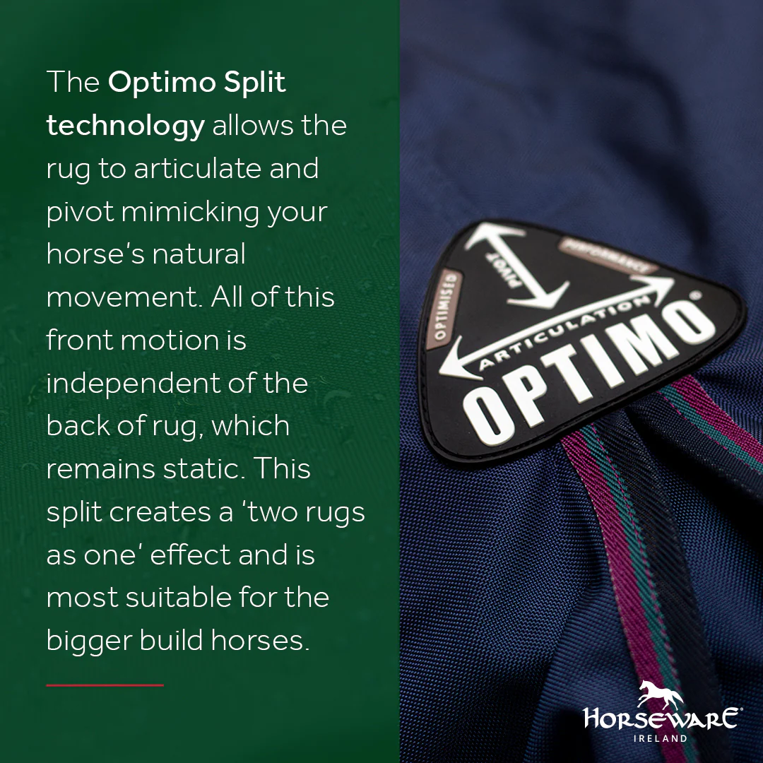 Horseware Irelanc Rambo Optimo Turnout (0g Outer with 400g Liner) - Image 19