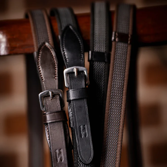 Horseware Ireland Rubber Grip Continental Reins - Image 5