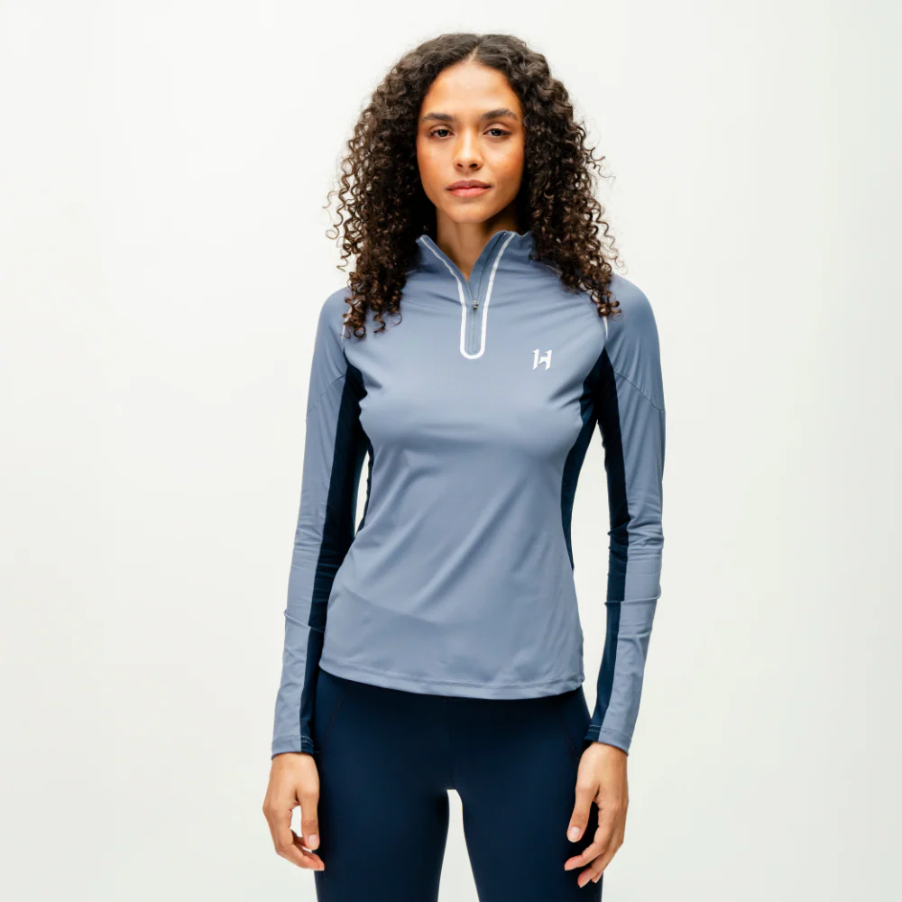 Horseware Ireland Stamina Long Sleeve 1/4 Zip Top - Image 2