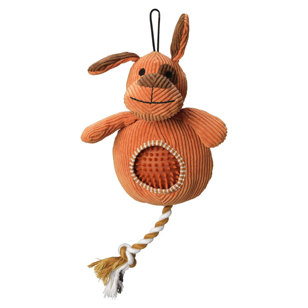 House of Paws Cord Toy with Spiky Ball - Image 2