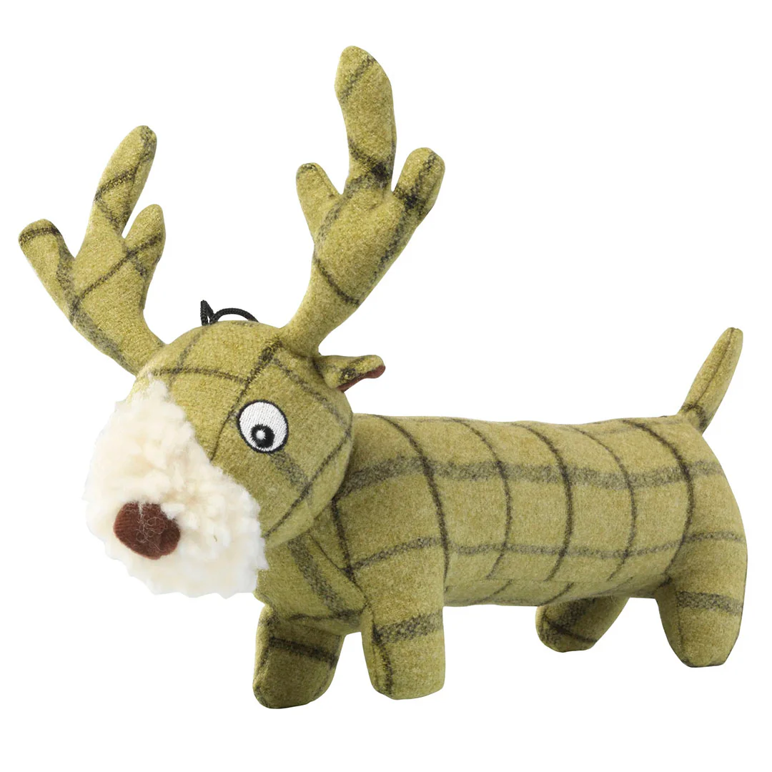 House of Paws Tweed Plush Long Body Dog Toy - Image 2