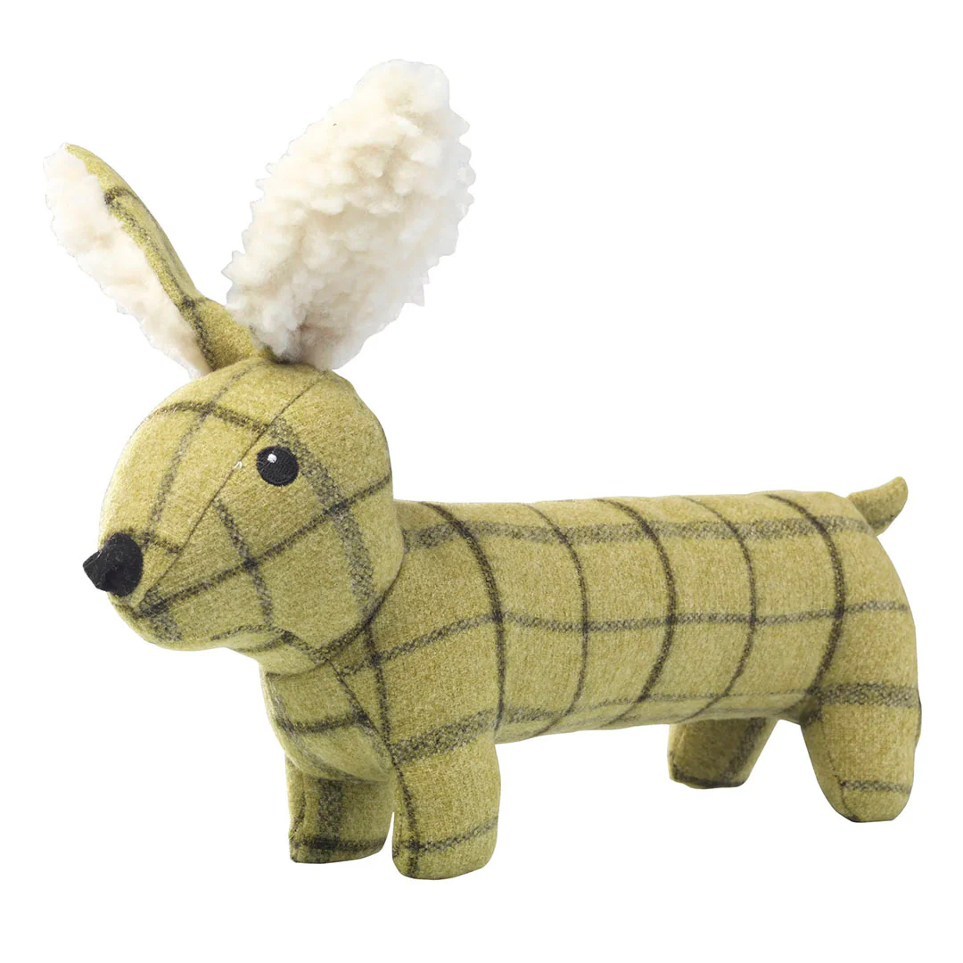 House of Paws Tweed Plush Long Body Dog Toy - Image 3
