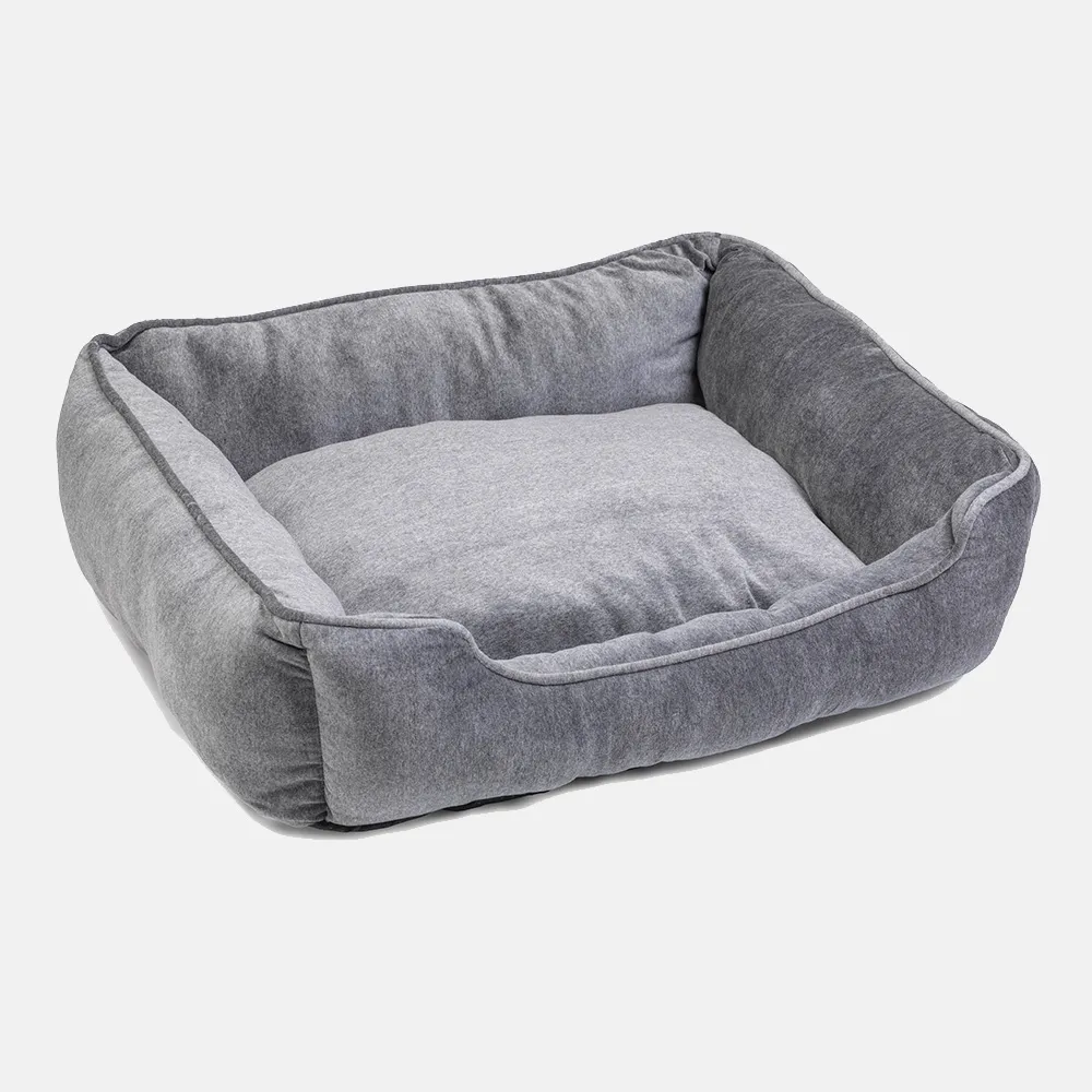 House of Paws Velvet Square Bed