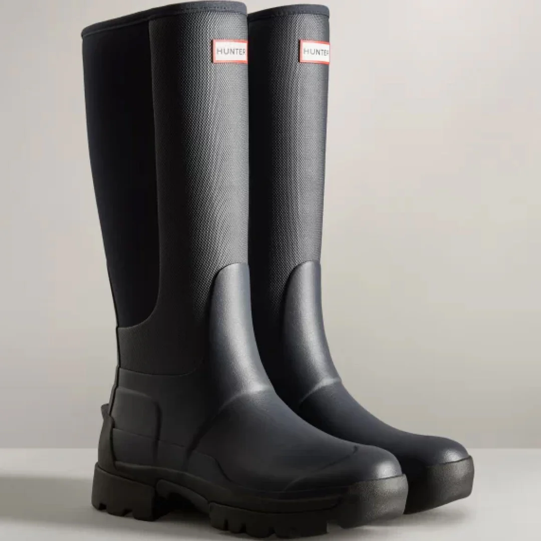 Hunter Men Balmoral Hybrid Tall Wellington Boots - Image 8