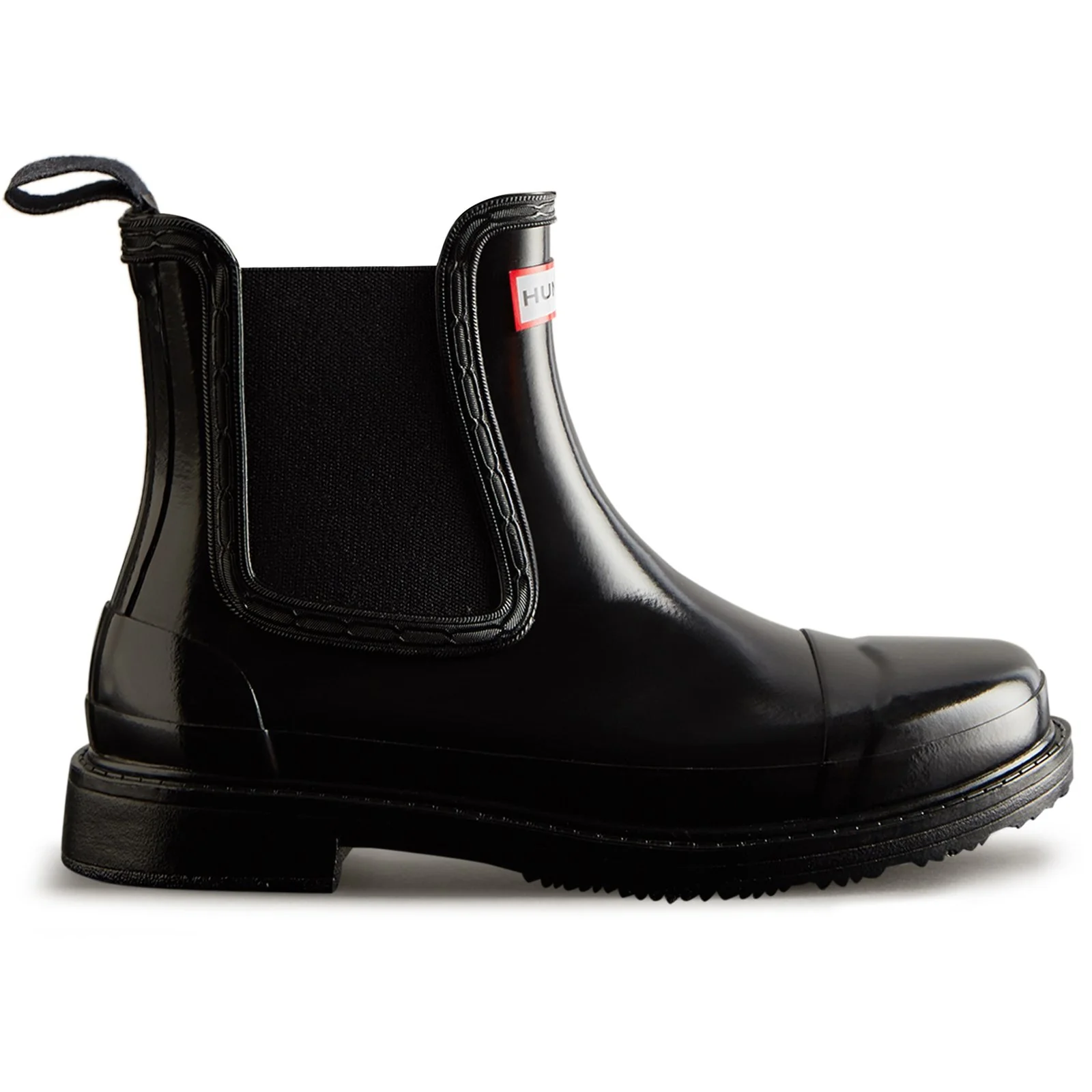 Hunter Women Commando Gloss Chelsea Boots - Image 4