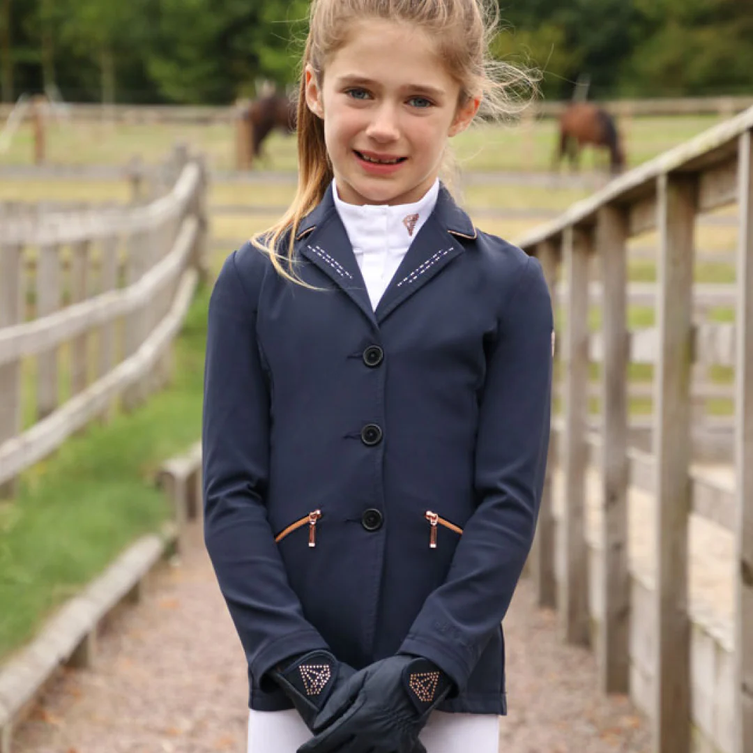 Hy Equestrian Cadiz Mizs Children's Show Jacket - Image 3