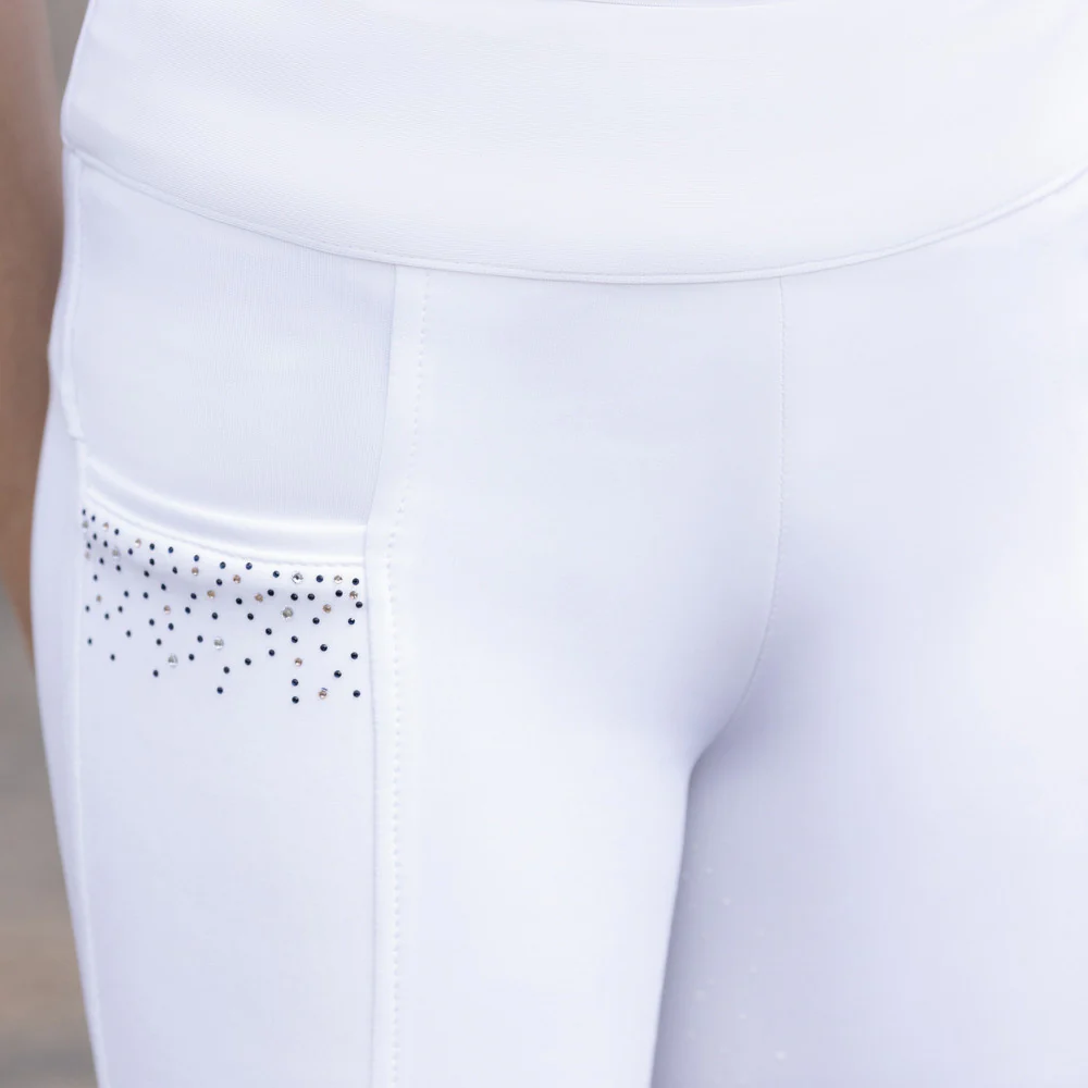 Hy Equestrian Children's Roka Regal Riding Tights - Image 9