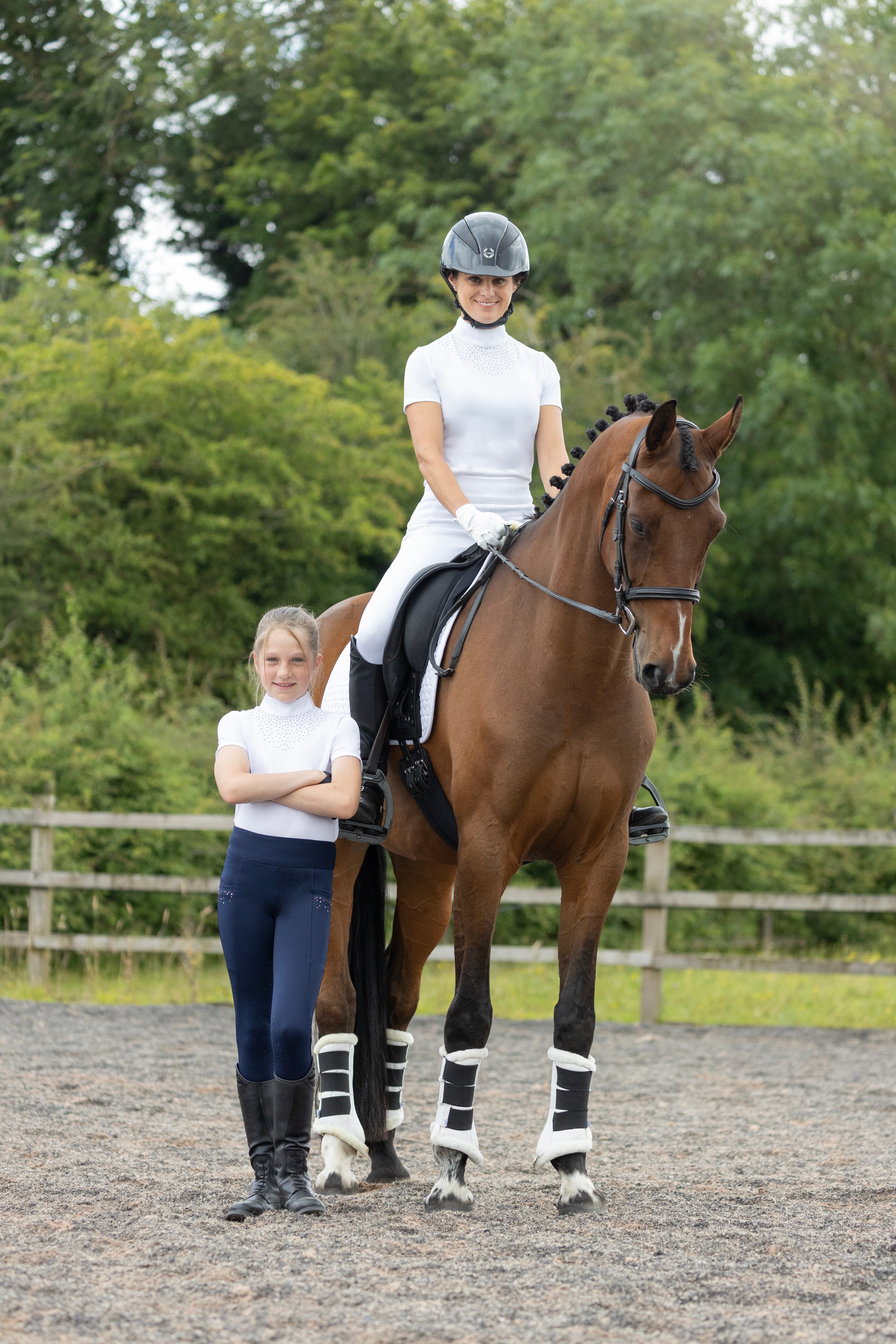 Hy Equestrian Children's Roka Regal Show Shirt - Image 6
