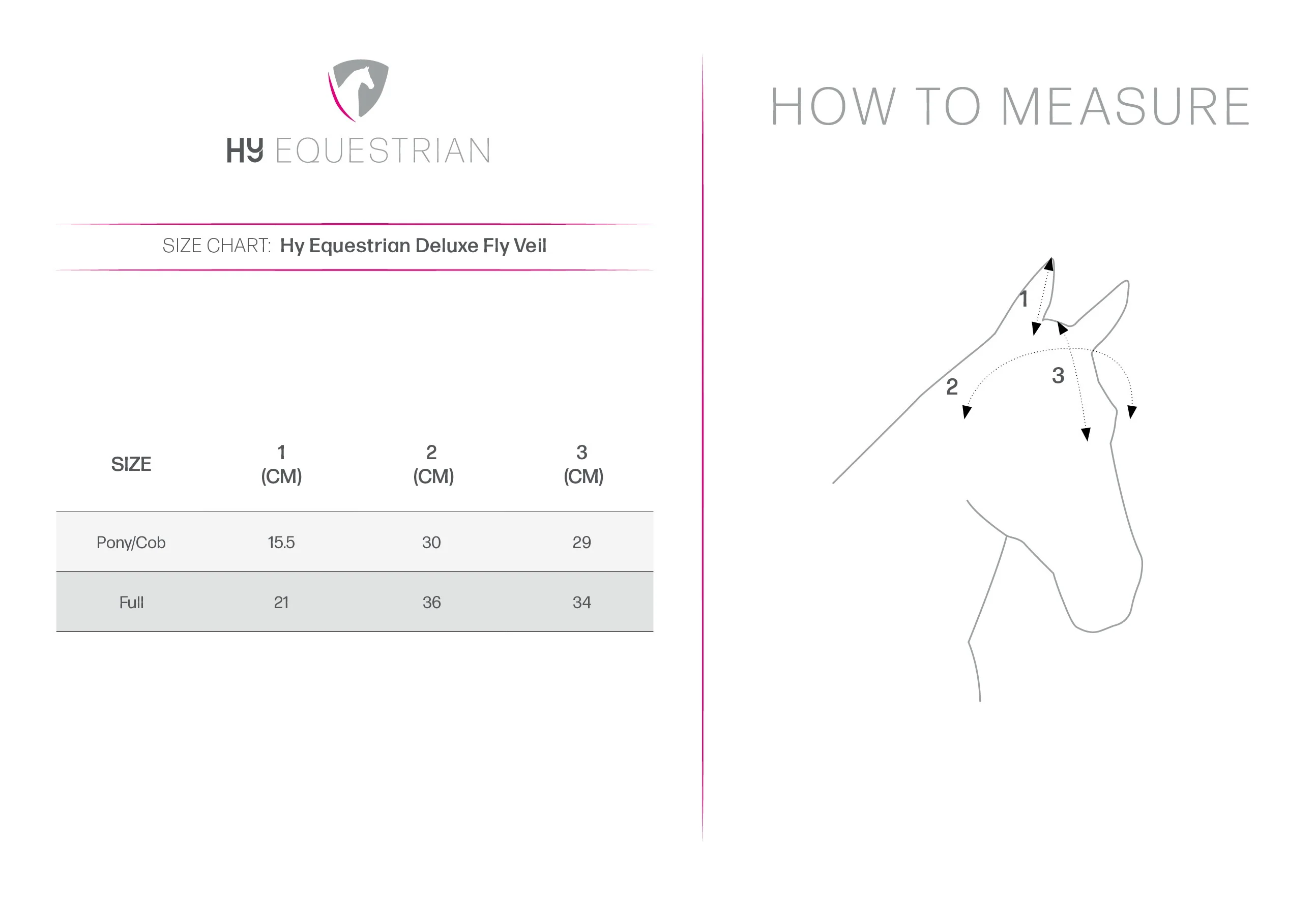 Hy Equestrian Deluxe Fly Veil - Image 3