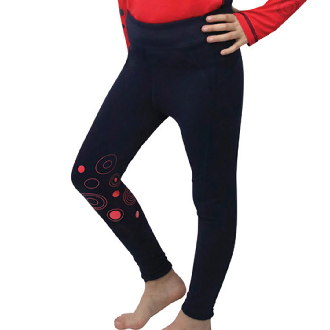 Hy Equestrian DynaMizs Ecliptic Junior Knee Grip Riding Tights - Image 17