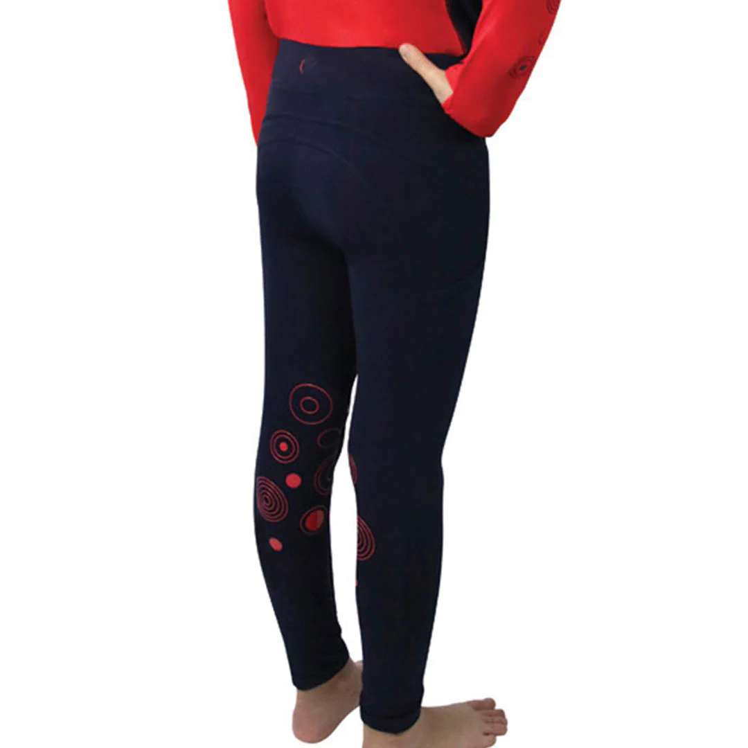 Hy Equestrian DynaMizs Ecliptic Junior Knee Grip Riding Tights - Image 19