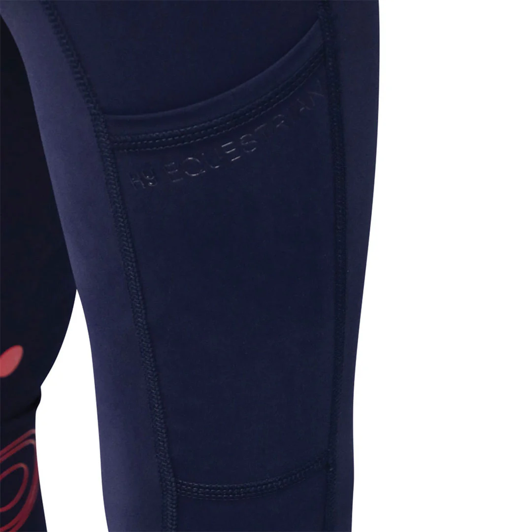 Hy Equestrian DynaMizs Ecliptic Junior Knee Grip Riding Tights - Image 21