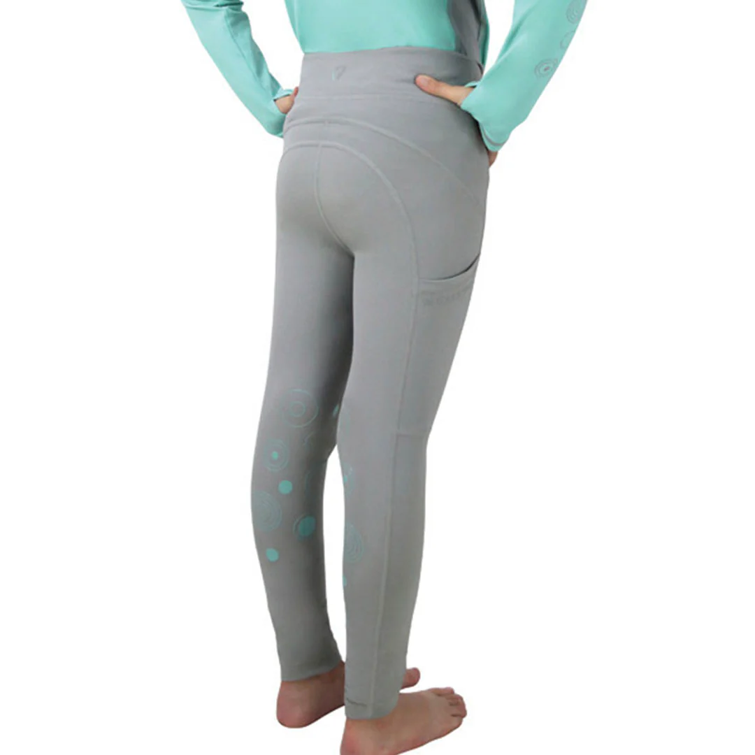 Hy Equestrian DynaMizs Ecliptic Junior Knee Grip Riding Tights - Image 5
