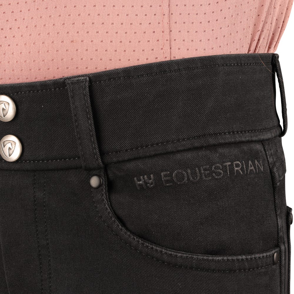 Hy Equestrian Elevate Mizs Denim Breeches - Image 4
