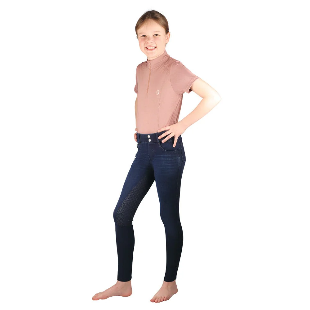 Hy Equestrian Elevate Mizs Denim Breeches - Image 6