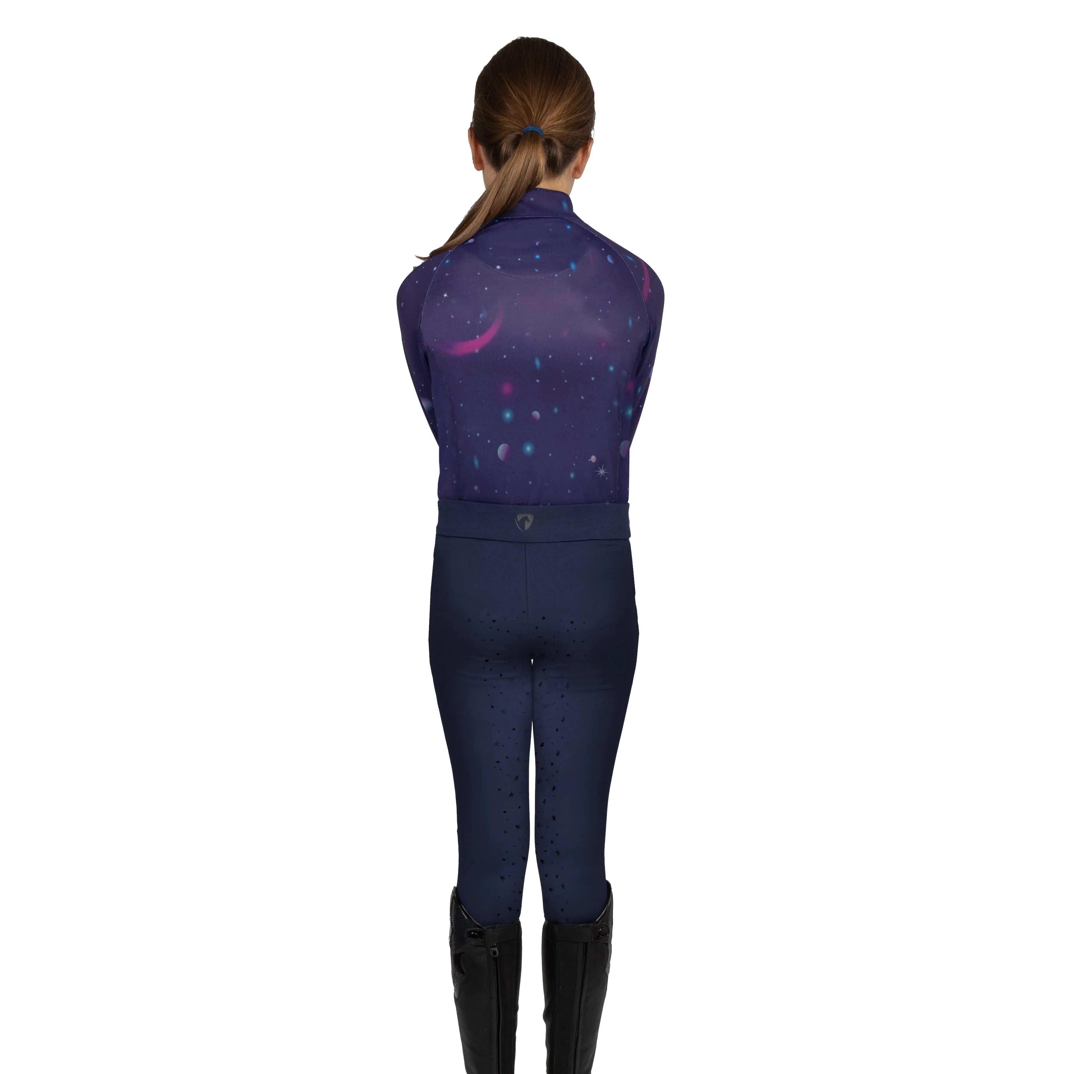 Hy Equestrian Elevate Mizs Out of this World Riding Tights - Image 4