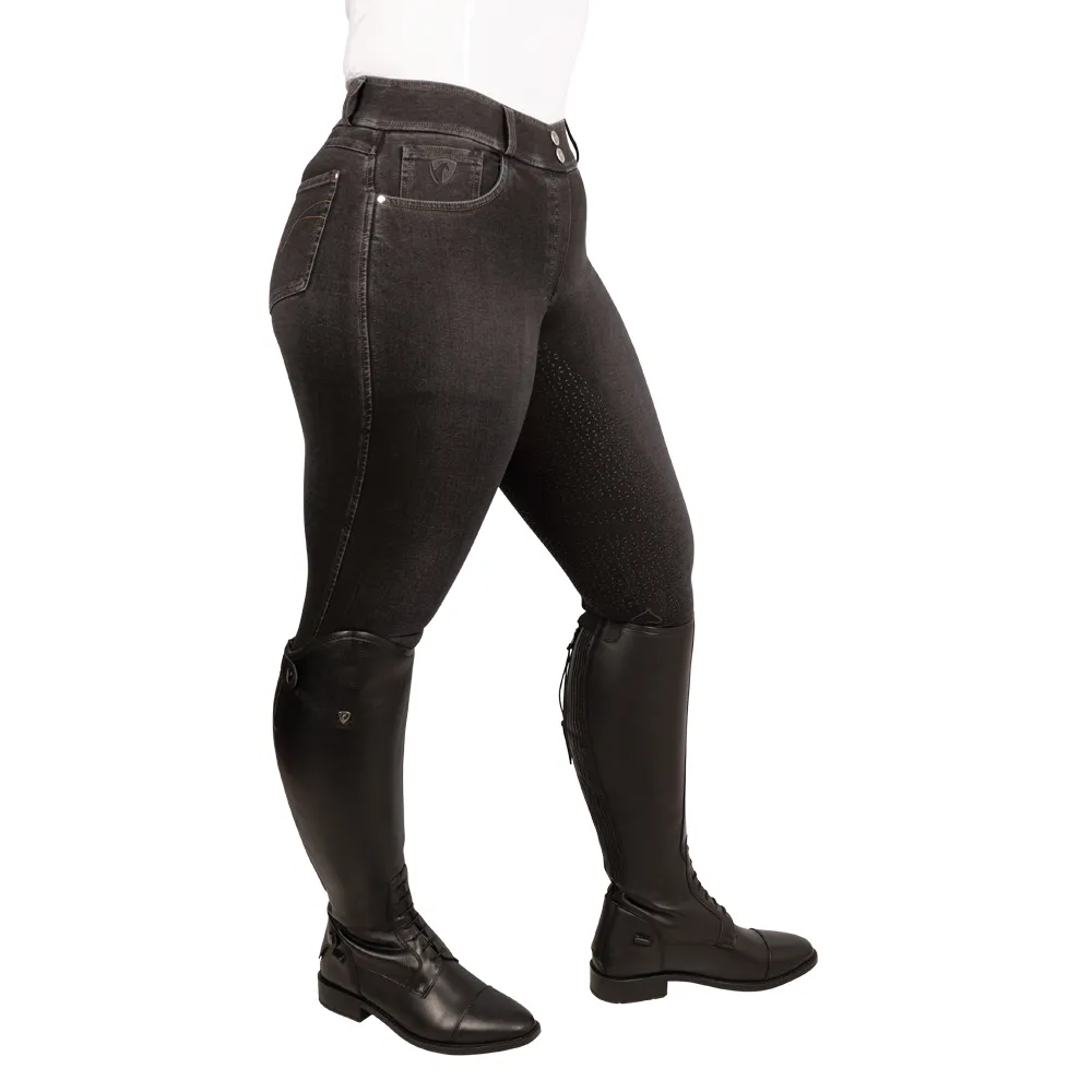 Hy Equestrian Elevate Style Denim Breeches - Image 10