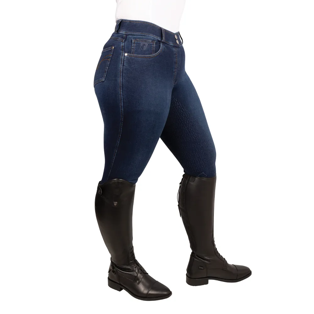 Hy Equestrian Elevate Style Denim Breeches - Image 2