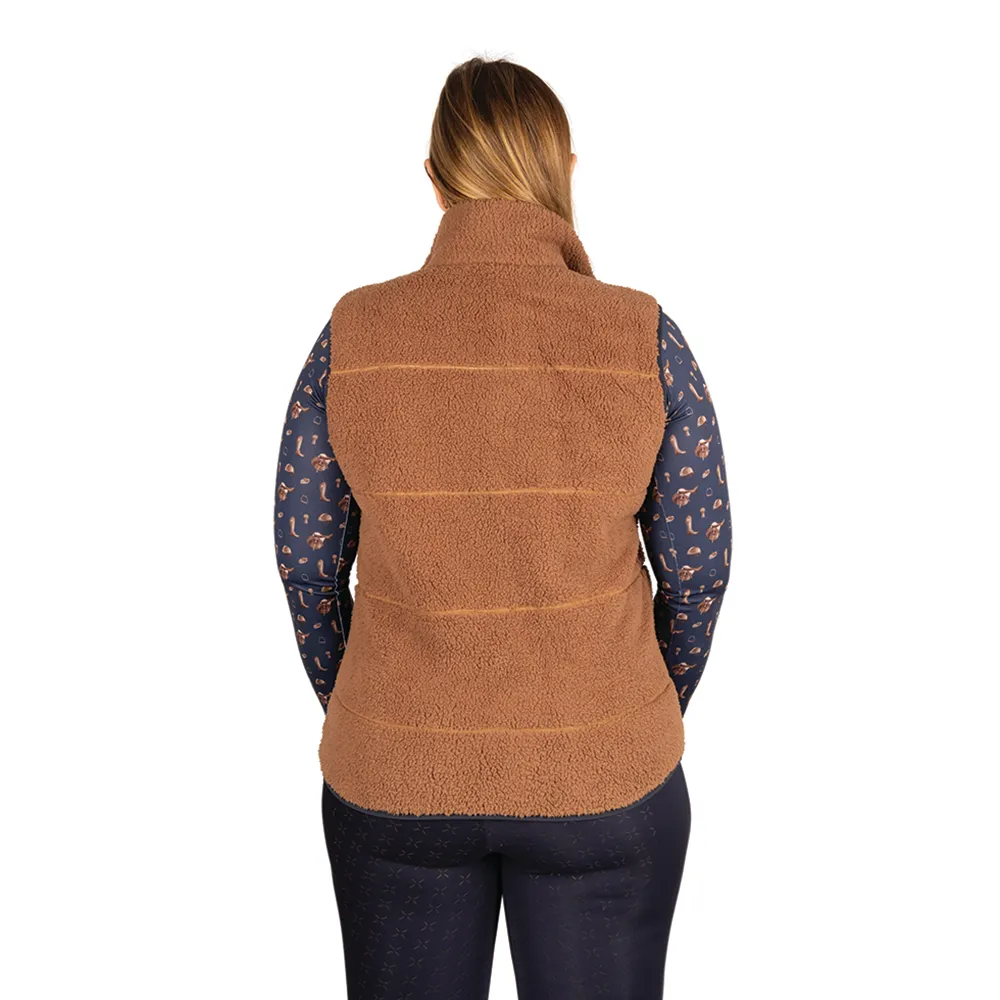 Hy Equestrian Elevate Style Teddy Fleece Gilet - Image 3