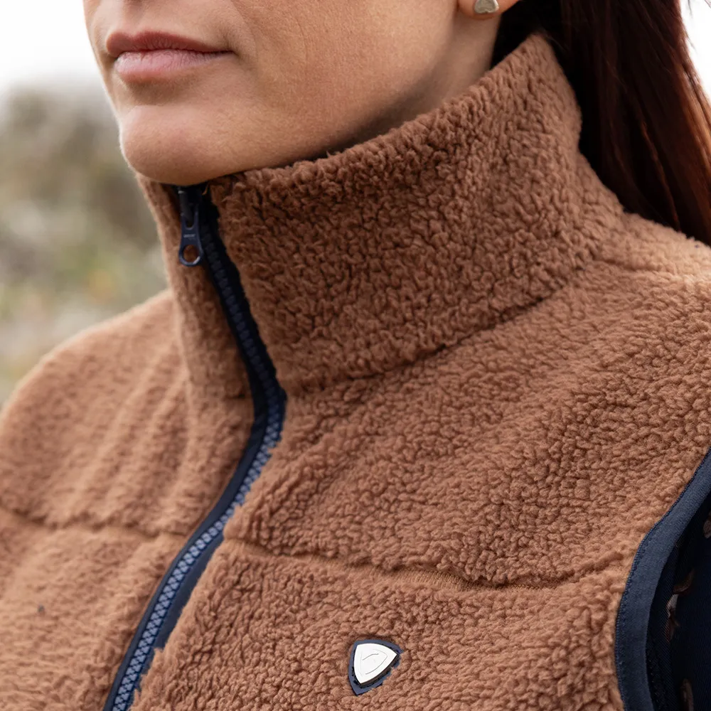 Hy Equestrian Elevate Style Teddy Fleece Gilet - Image 5