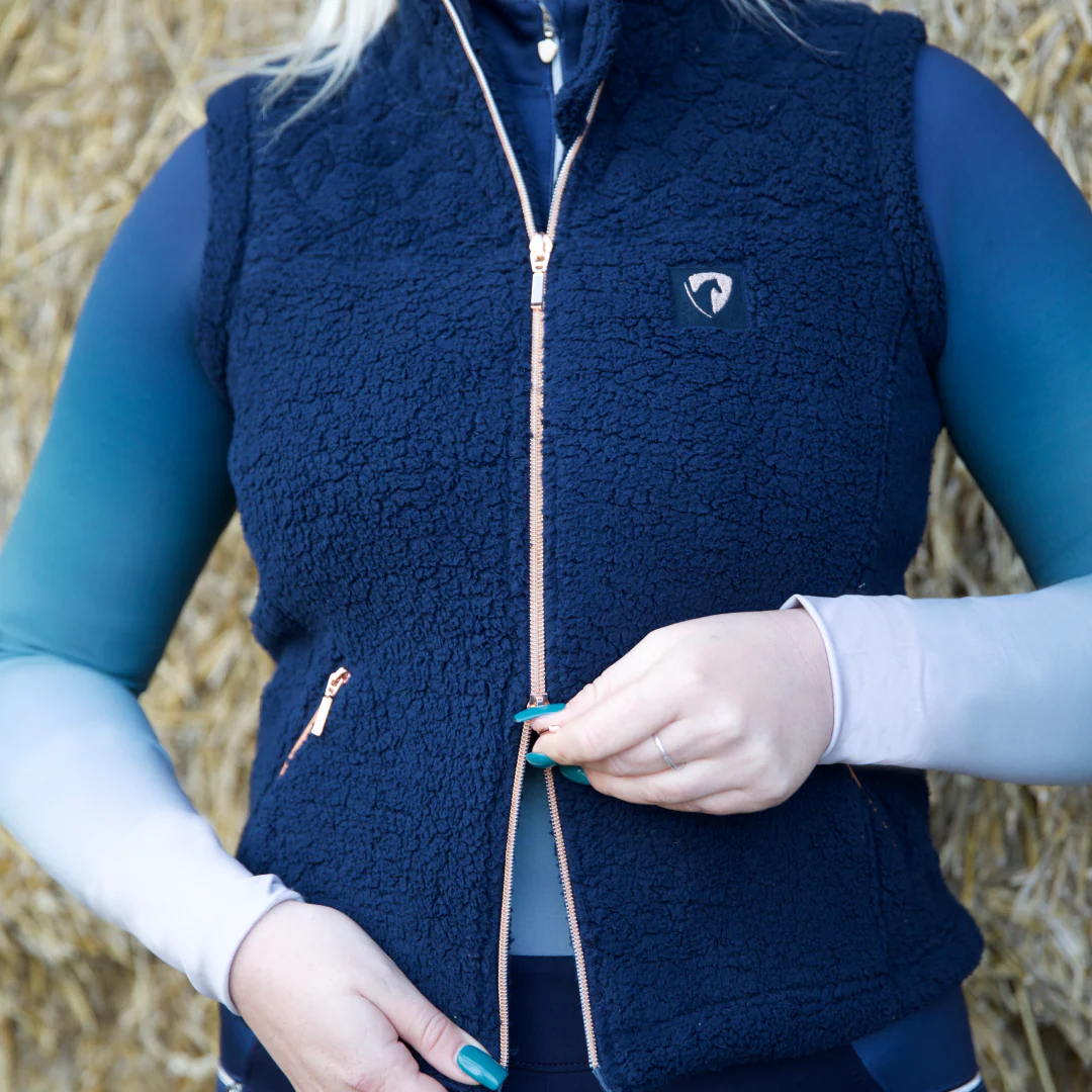 Hy Equestrian Elevate Teddy Fleece Gilet - Image 4