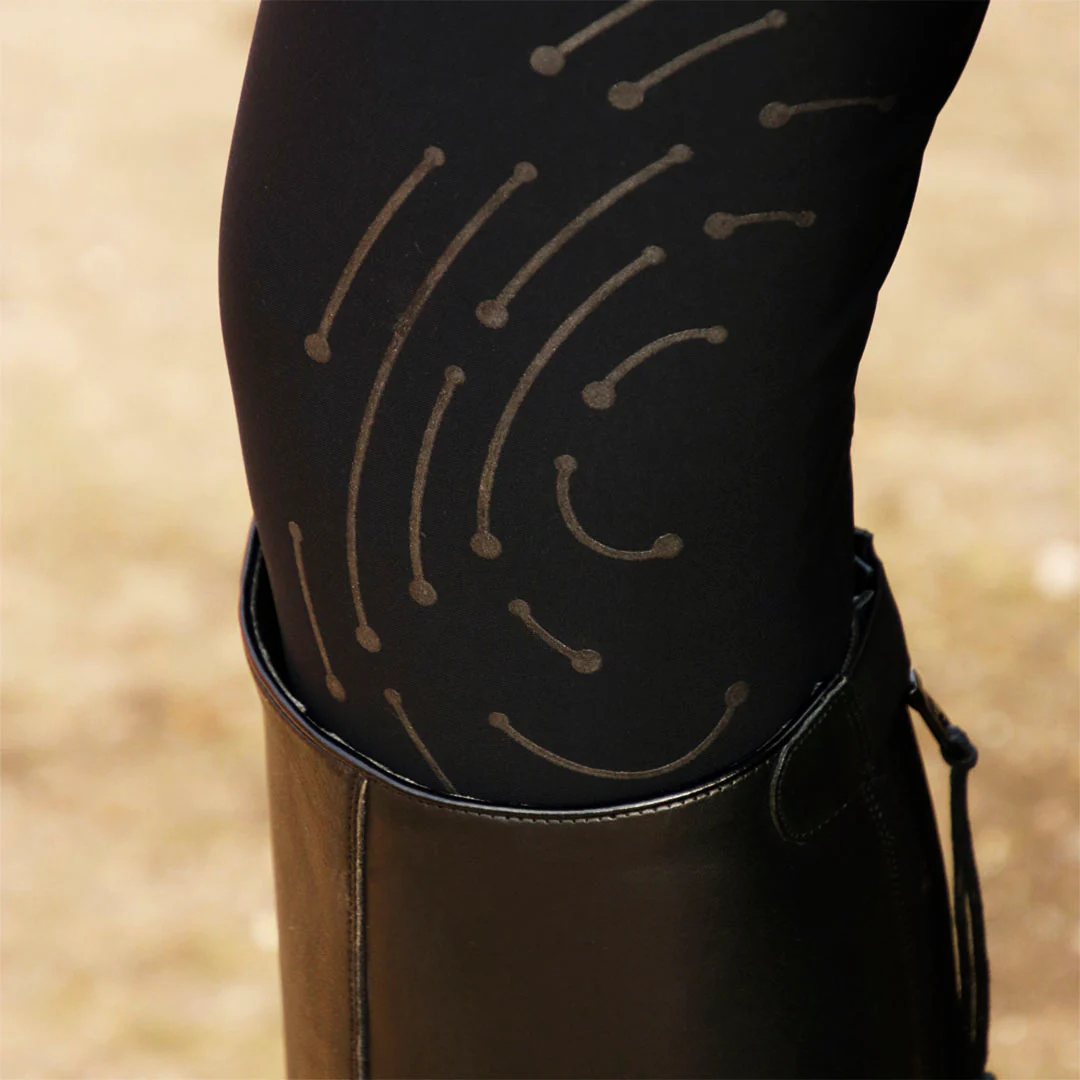 Hy Equestrian Glacial Ladies Softshell Knee Grip Riding Tights - Image 14