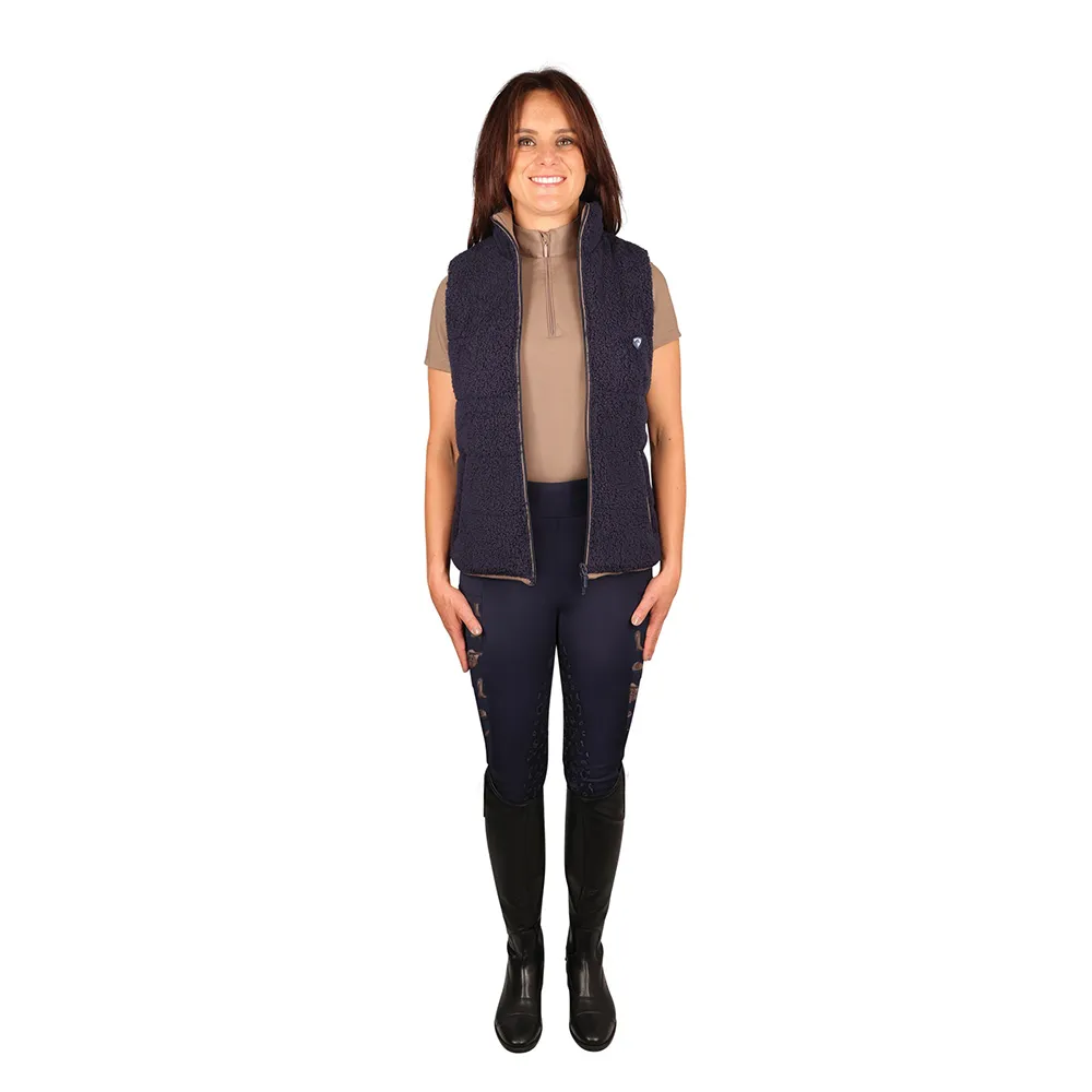 Hy Equestrian Ladies Elevate Country Teddy Fleece Gilet - Image 2