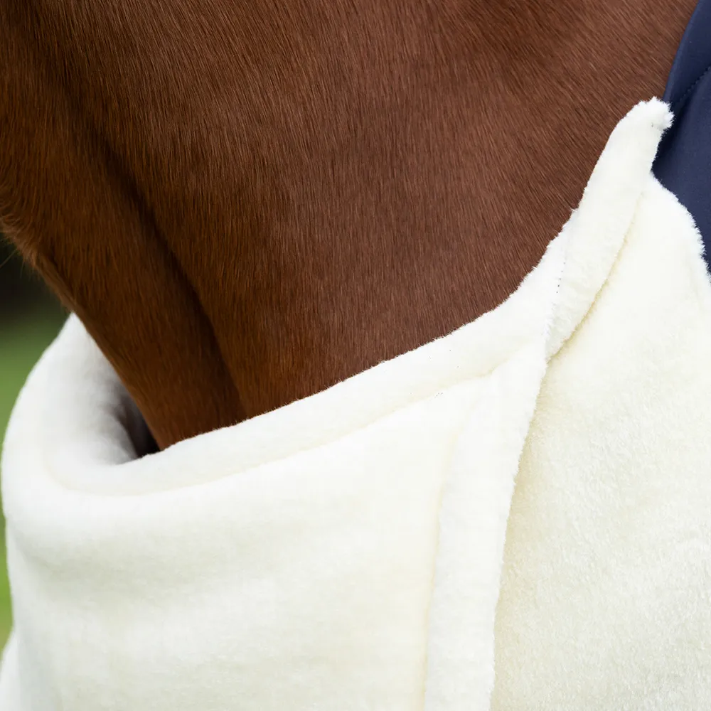Hy Equestrian Lycra Flex Shoulder Vest with Faux Fur Bib - Image 2