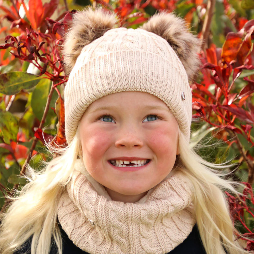 Hy Equestrian Morzine Children's Hat and Snood Set - Image 2