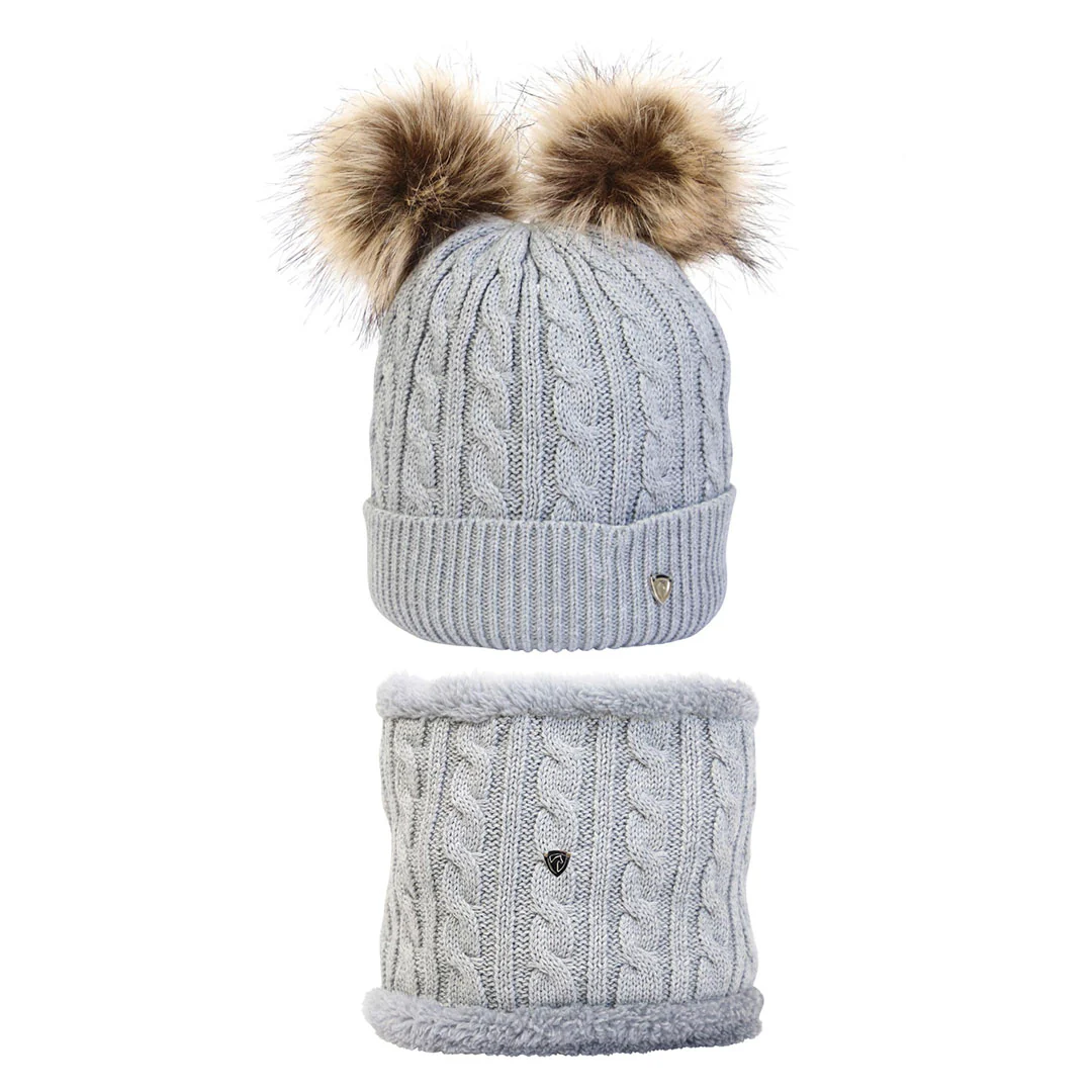 Hy Equestrian Morzine Children's Hat and Snood Set - Image 3