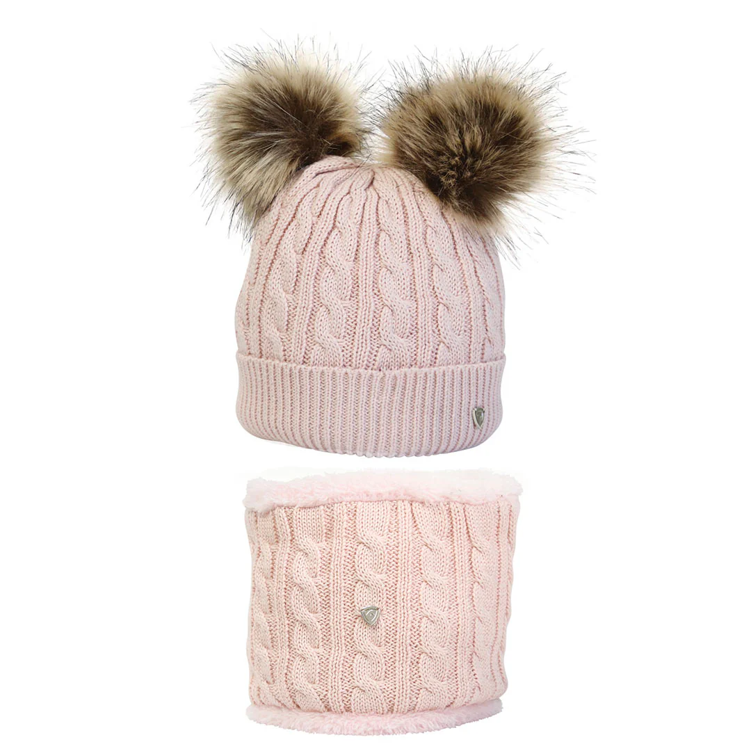 Hy Equestrian Morzine Children's Hat and Snood Set - Image 5