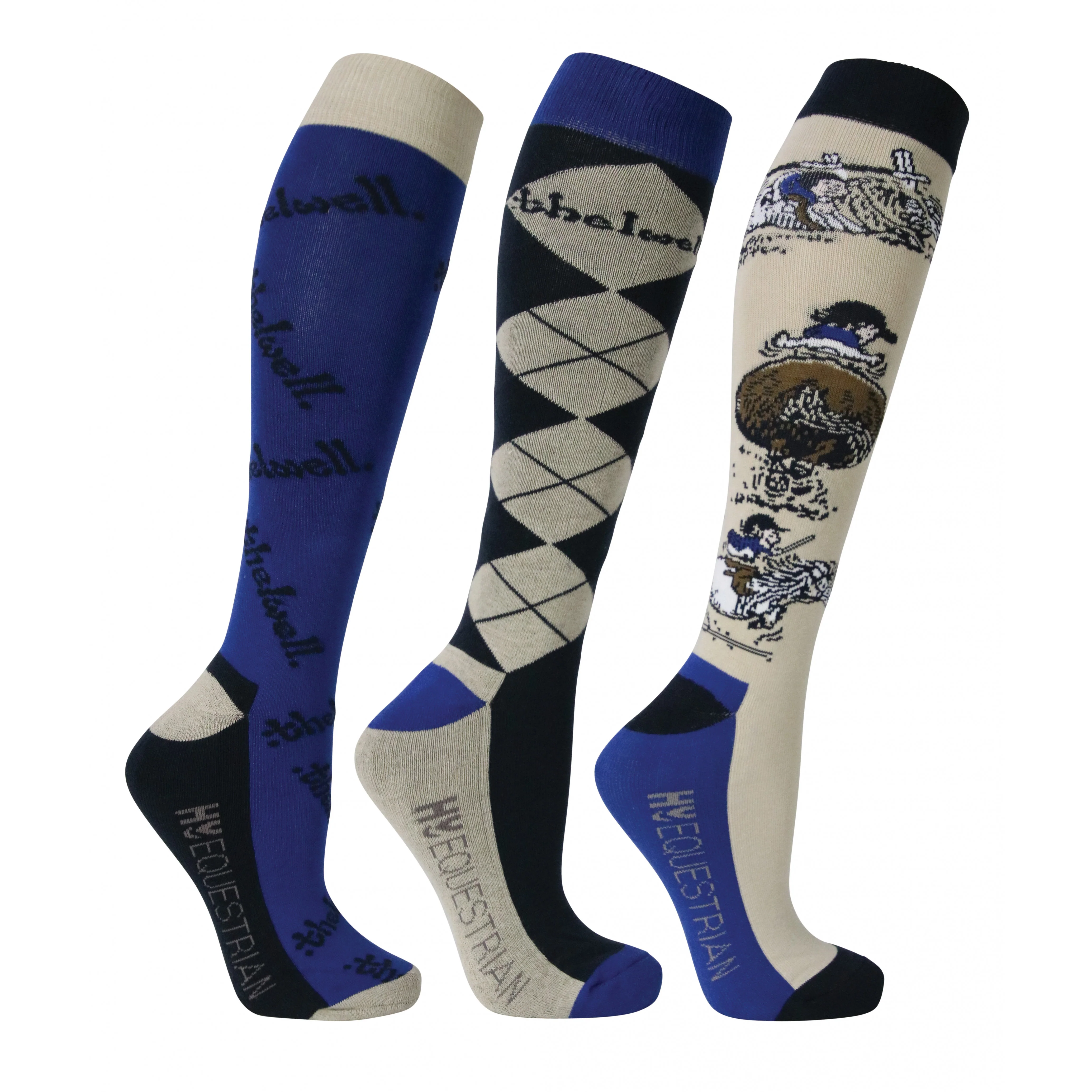 Hy Equestrian Novelty Printed Socks - Image 13