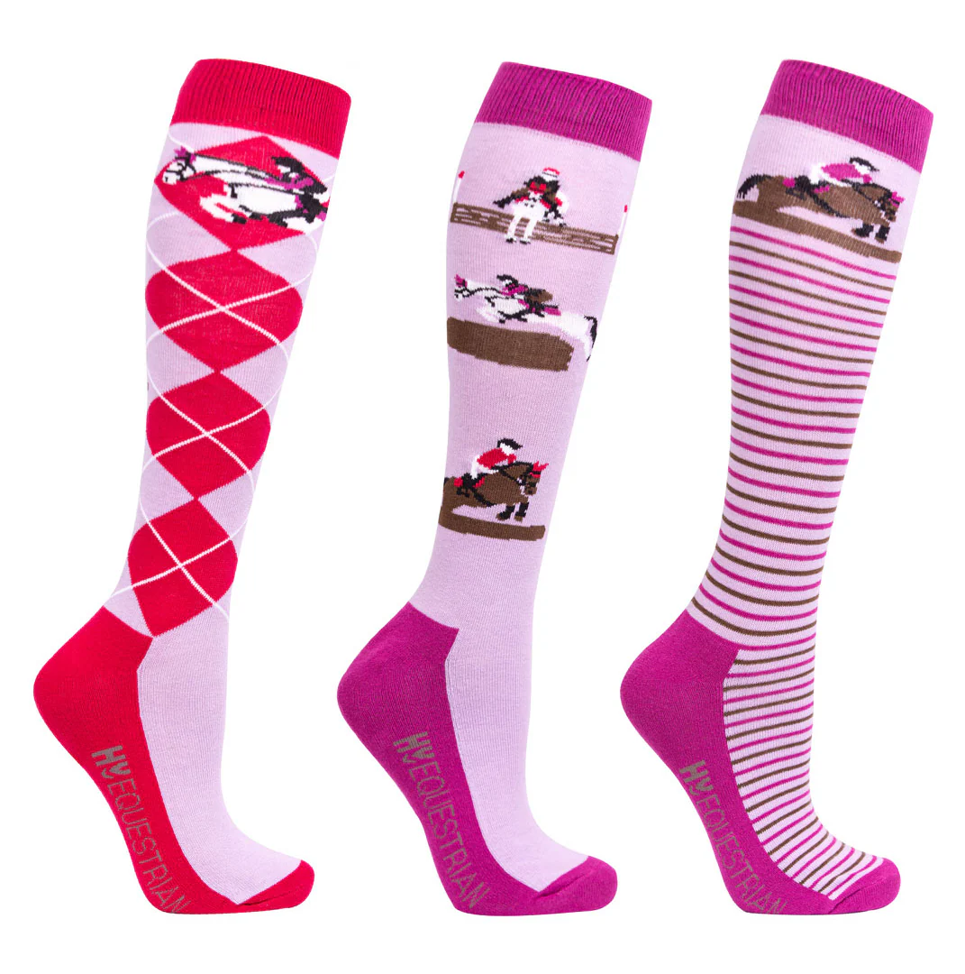 Hy Equestrian Novelty Printed Socks - Image 19