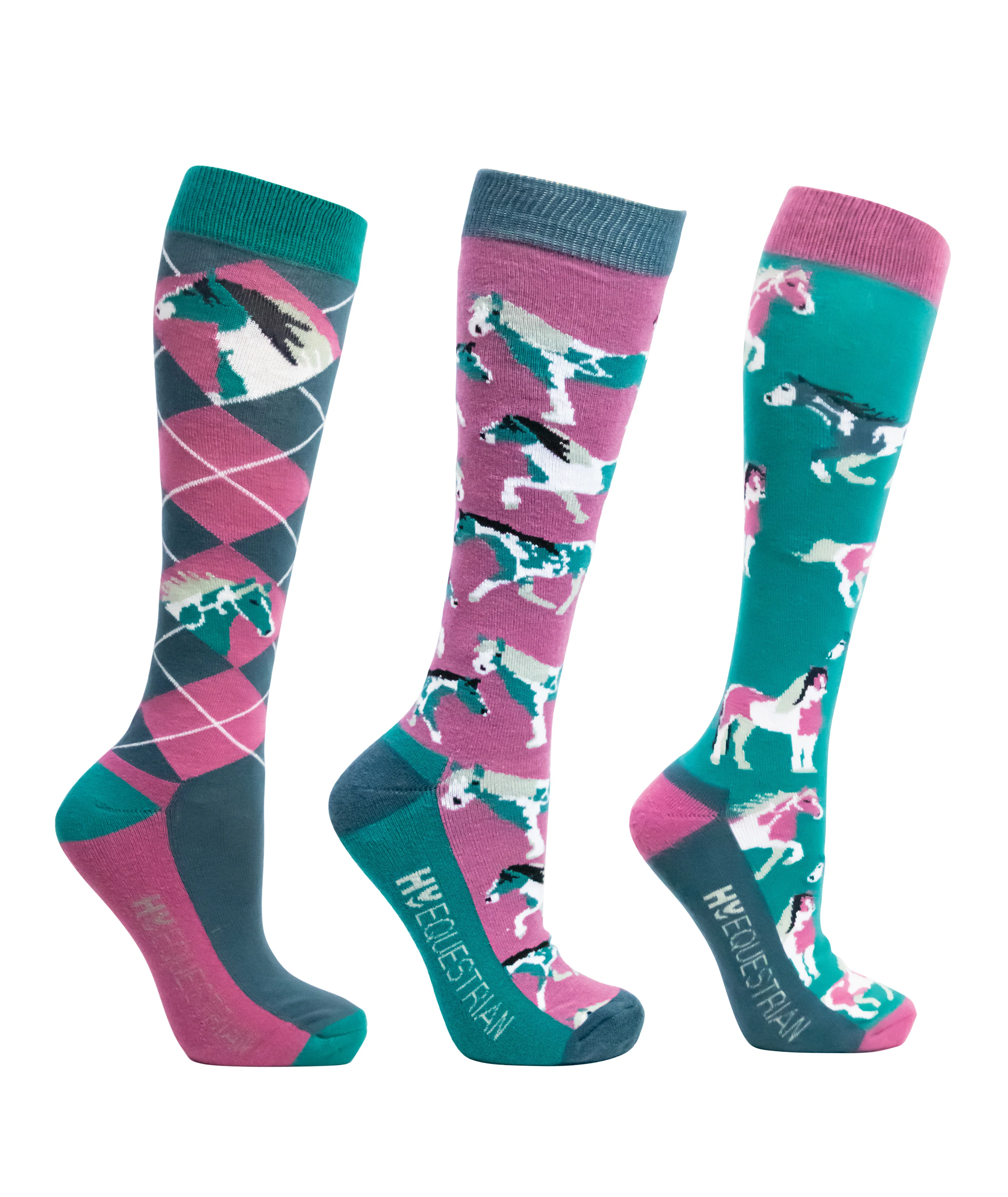Hy Equestrian Novelty Printed Socks - Image 20