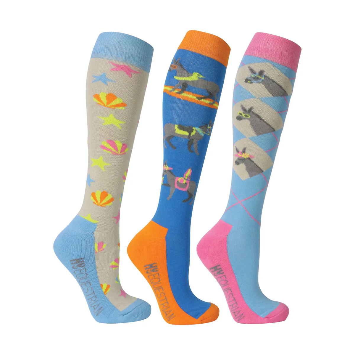 Hy Equestrian Novelty Printed Socks - Image 7