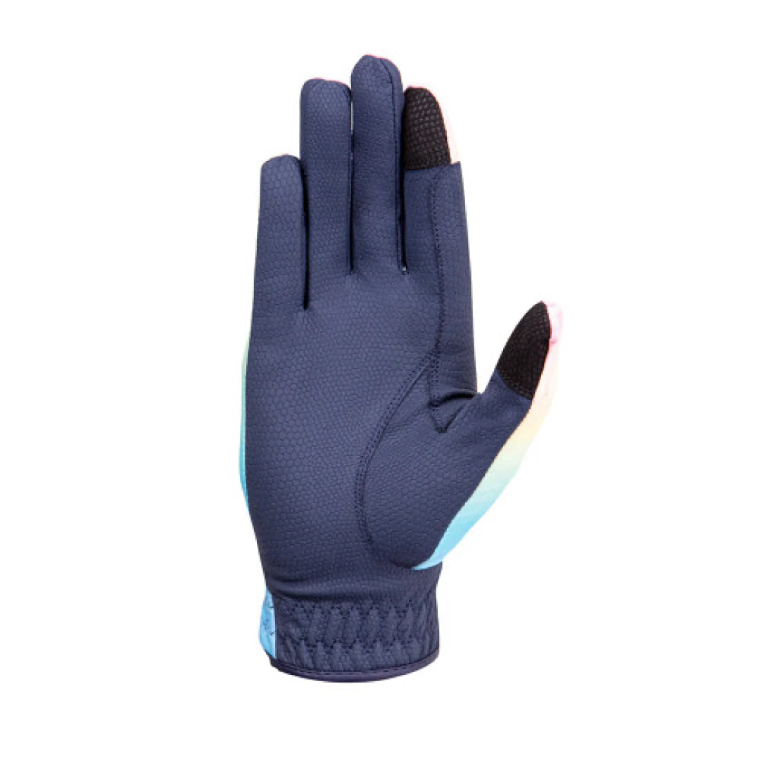 Hy Equestrian Ombre Children's Riding Gloves - Image 4